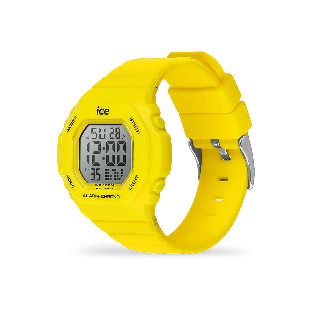 ice-watch Digitaluhr Ice-Watch Ice Digit Ultra Yellow (S) 022098, Hochwertiges Produkt mit zeitlosem Design, sorgfältiger Verarbeitung