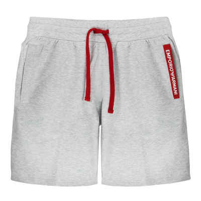 Emporio Armani Bermudas »Loungewear Pants« mit Markenschriftzug an der linken Tasche