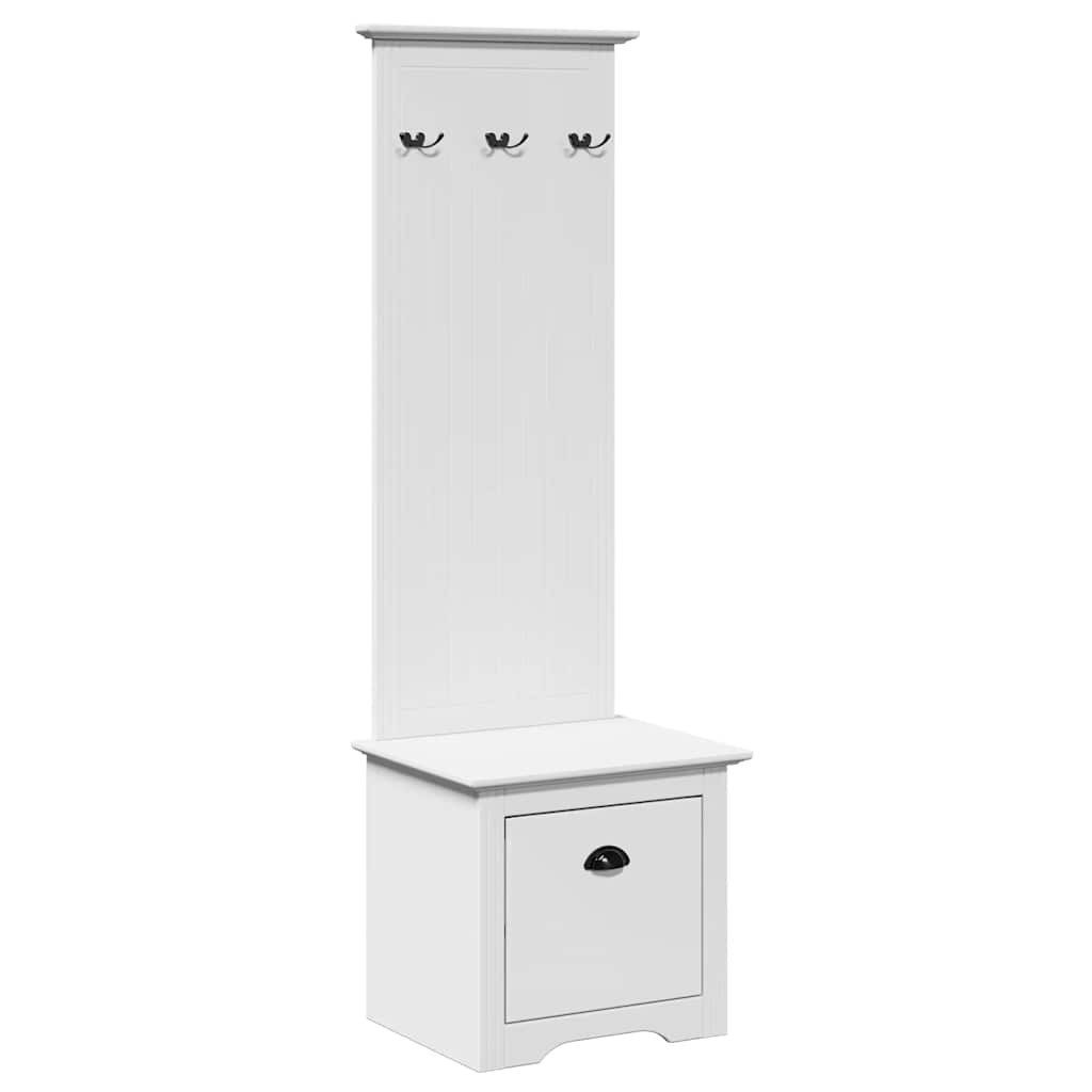vidaXL Sitzbank Flurschrank mit Haken BODO günstig online kaufen