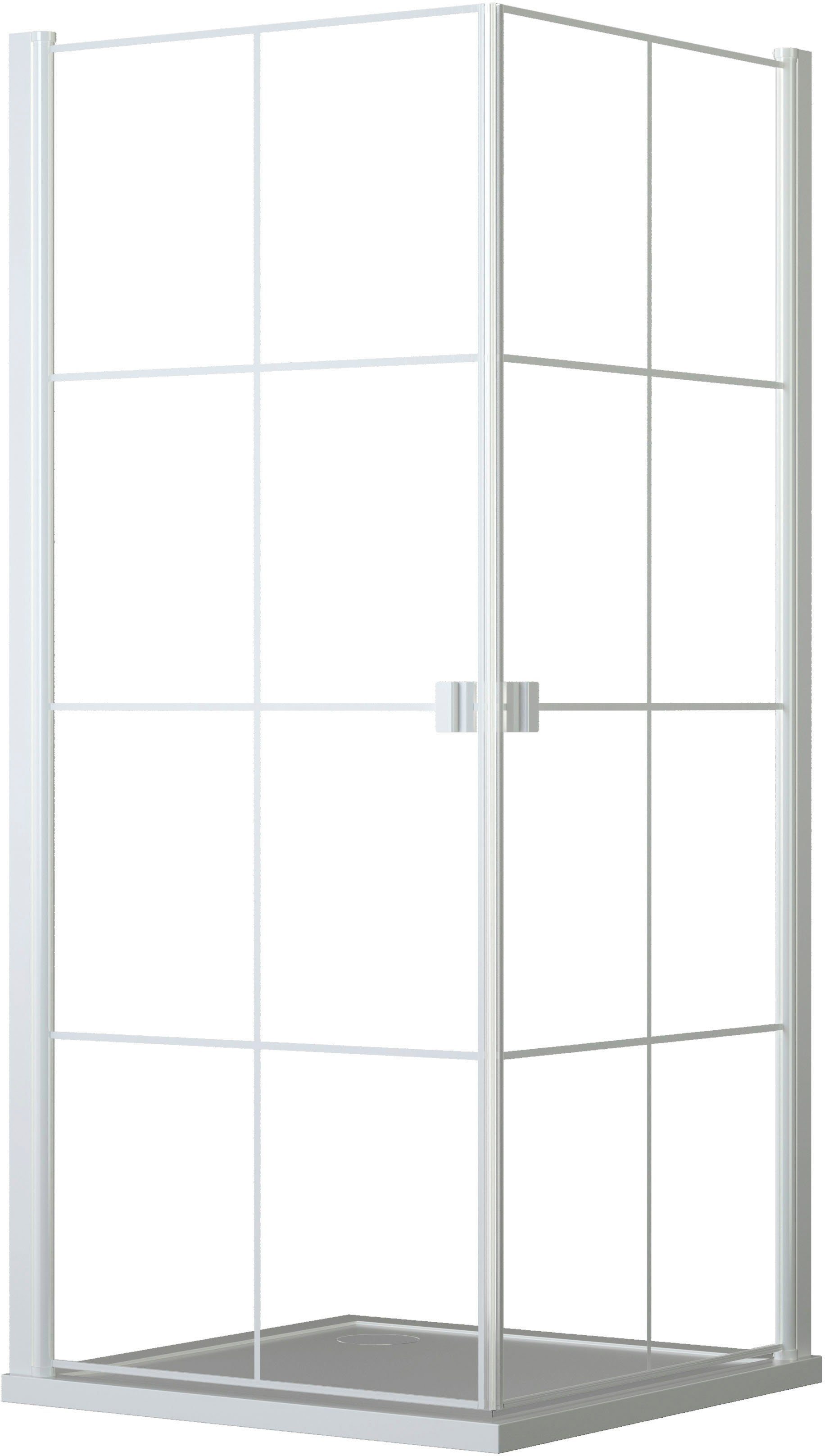Marwell Eckdusche Clean line, Einscheibensicherheitsglas, mit günstig online kaufen