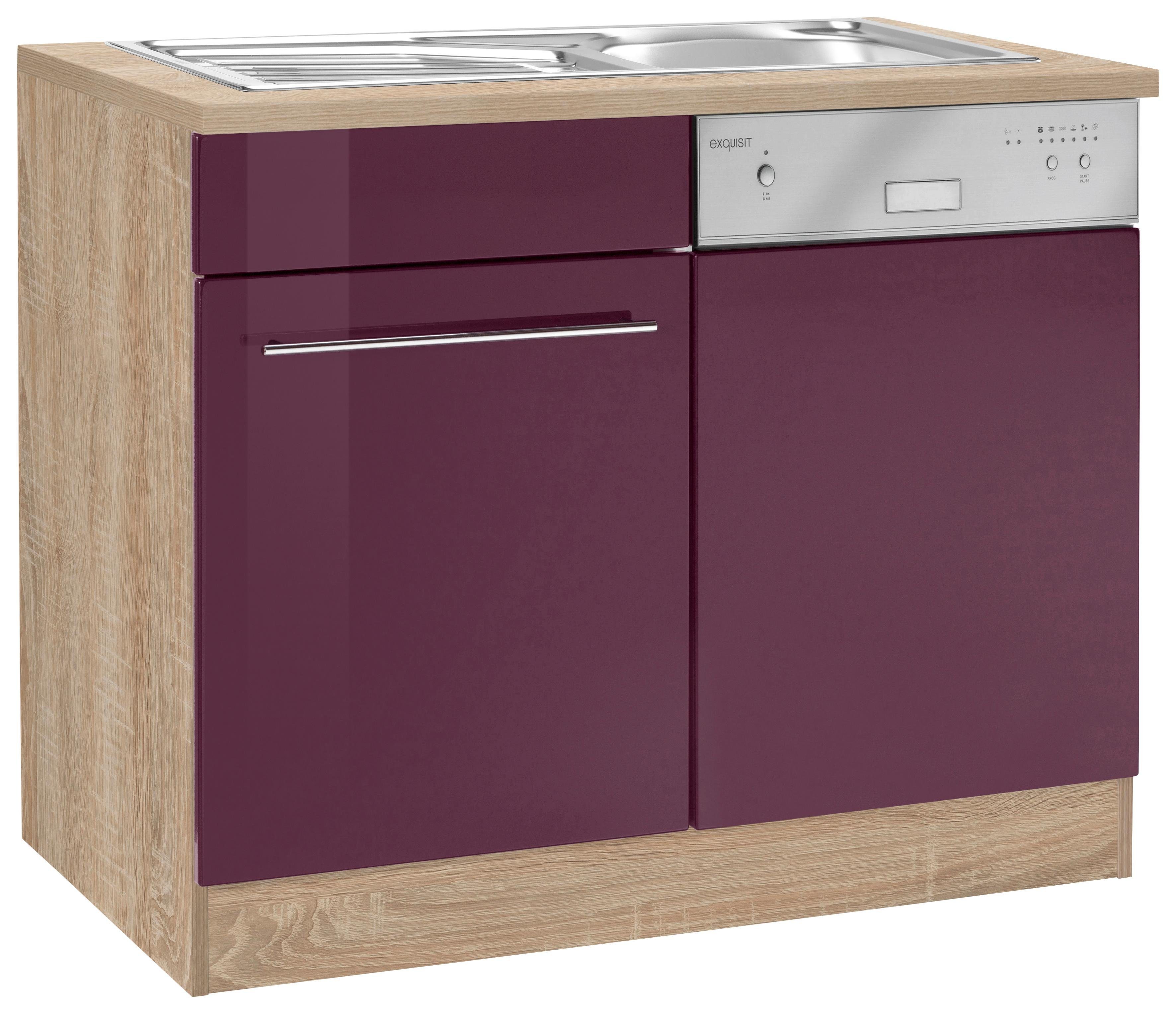 KOCHSTATION Spülenschrank KS-Eton Breite 110 cm, inkl. Tür/Sockel für Geschirrspüler