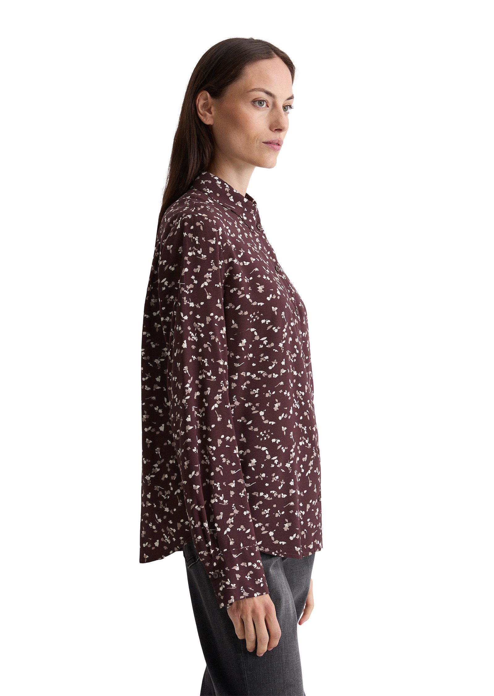 Marc O'Polo Langarmbluse aus fließender Viskose günstig online kaufen