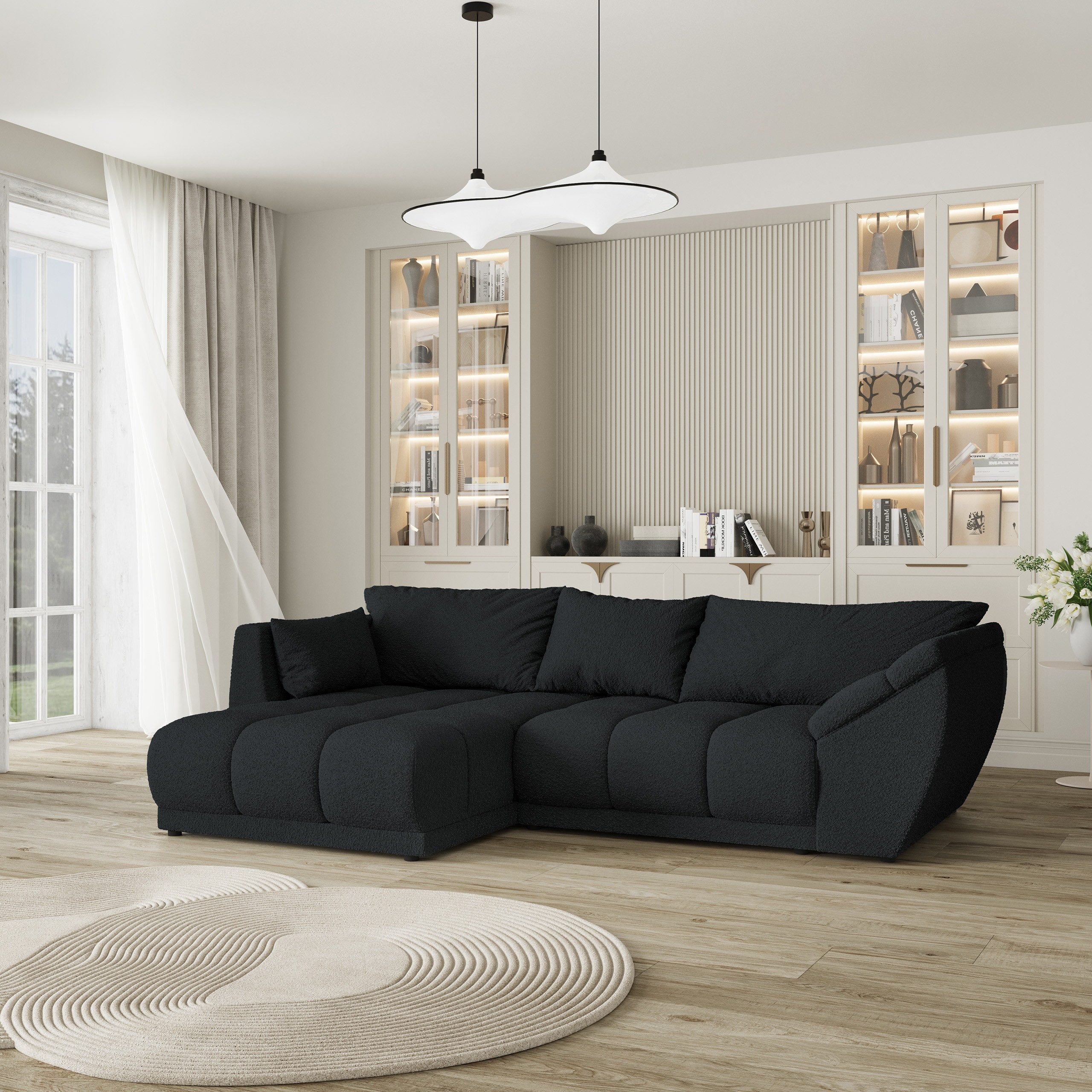Masseno Ecksofa ORENTI mit Schlaffunktion L-Form, günstig online kaufen