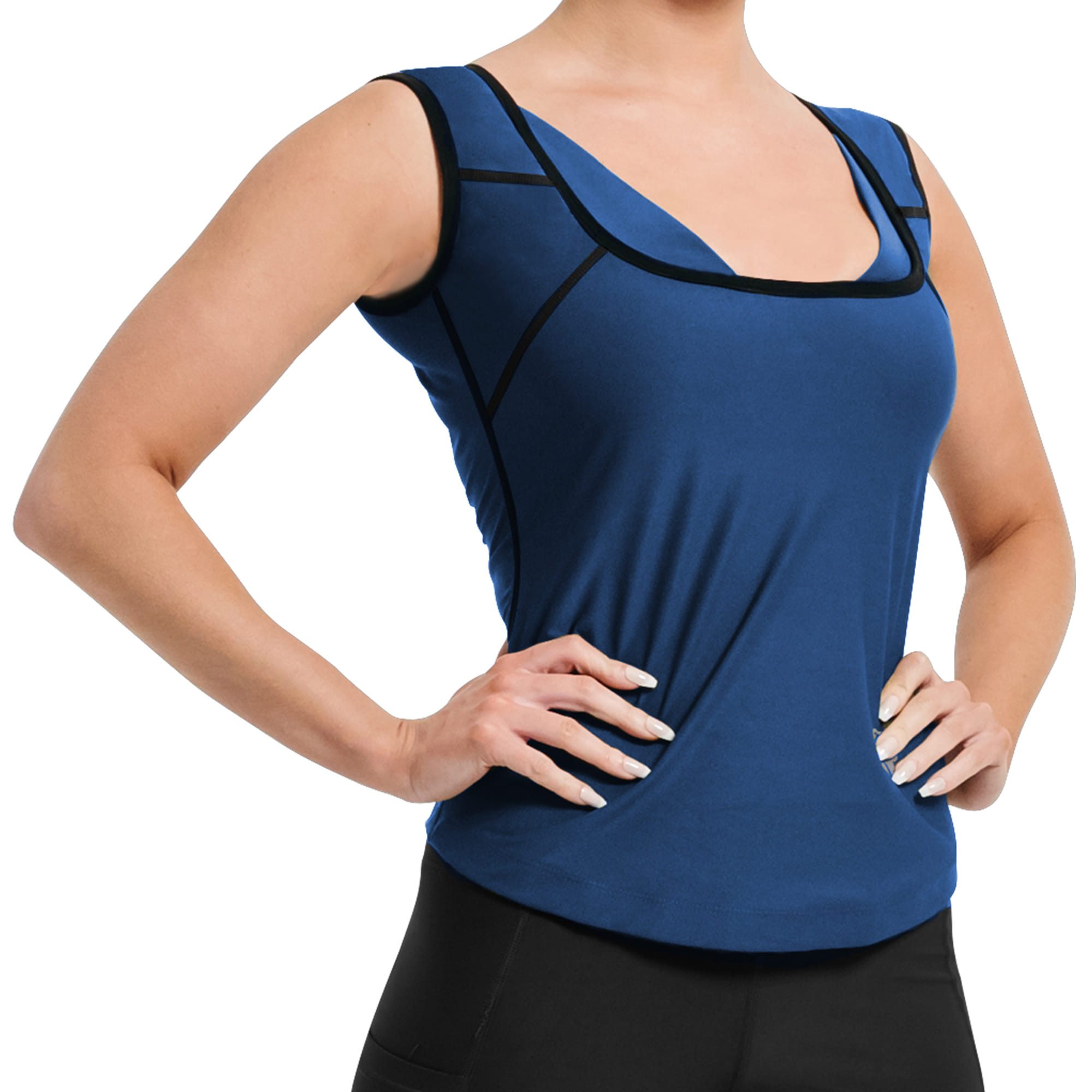 RDX Kompressionsshirt RDX Damen-Saunaweste, wärmespeichernder Schweiß-Taillentrainer