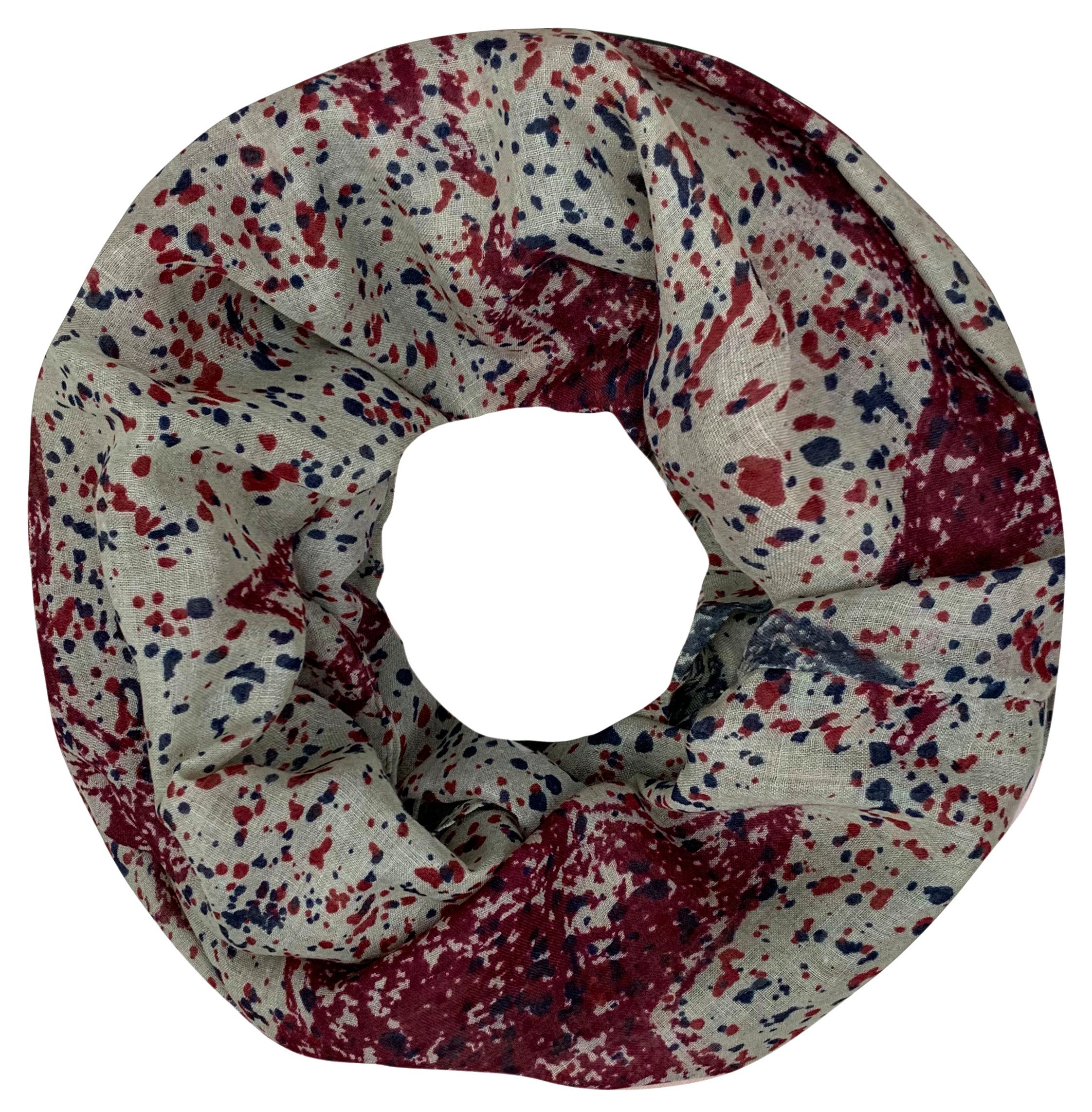 LOREZA Halstuch Damen Loopschal Schal Halstuch Tuch