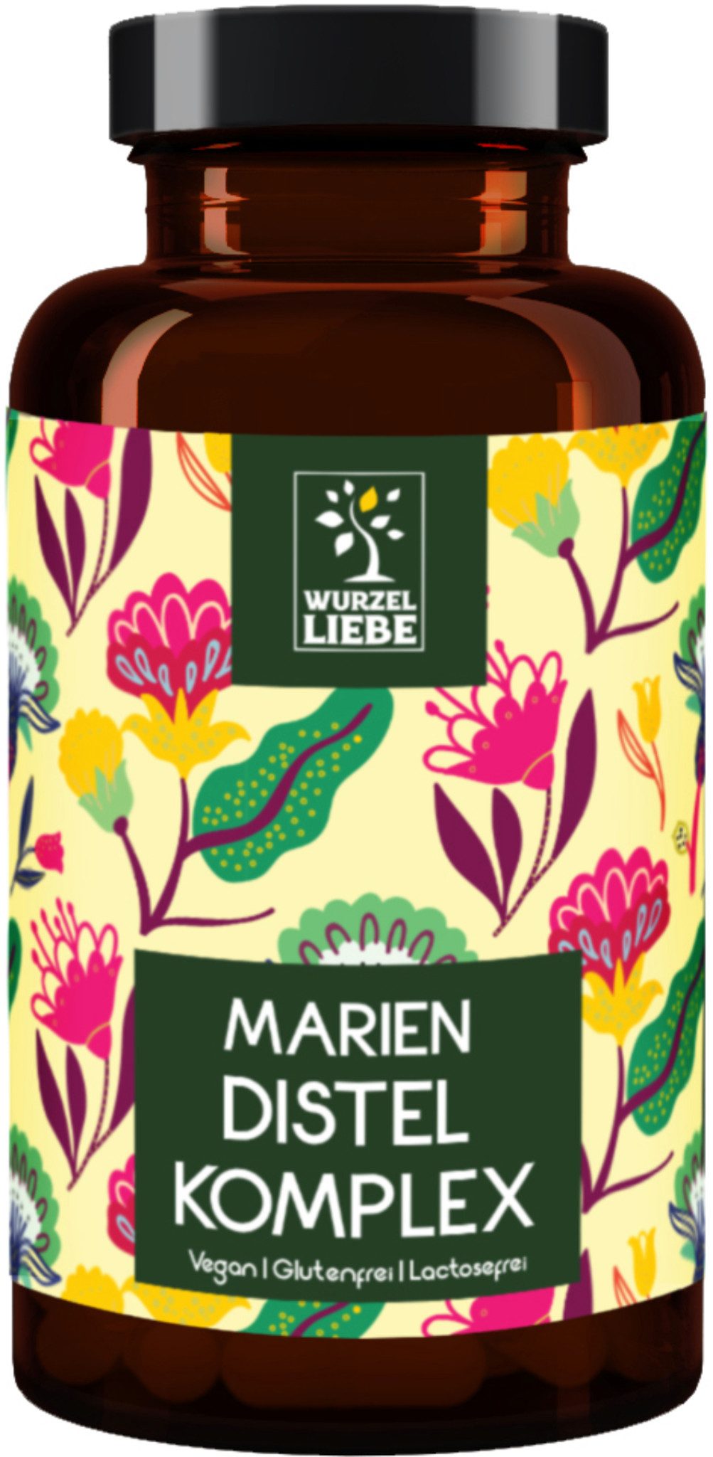 WURZELLIEBE Leber Komplex - Leber Kur 5-in-1 mit Mariendistel & Cholin Kapseln, 120 St., Leber Komplex