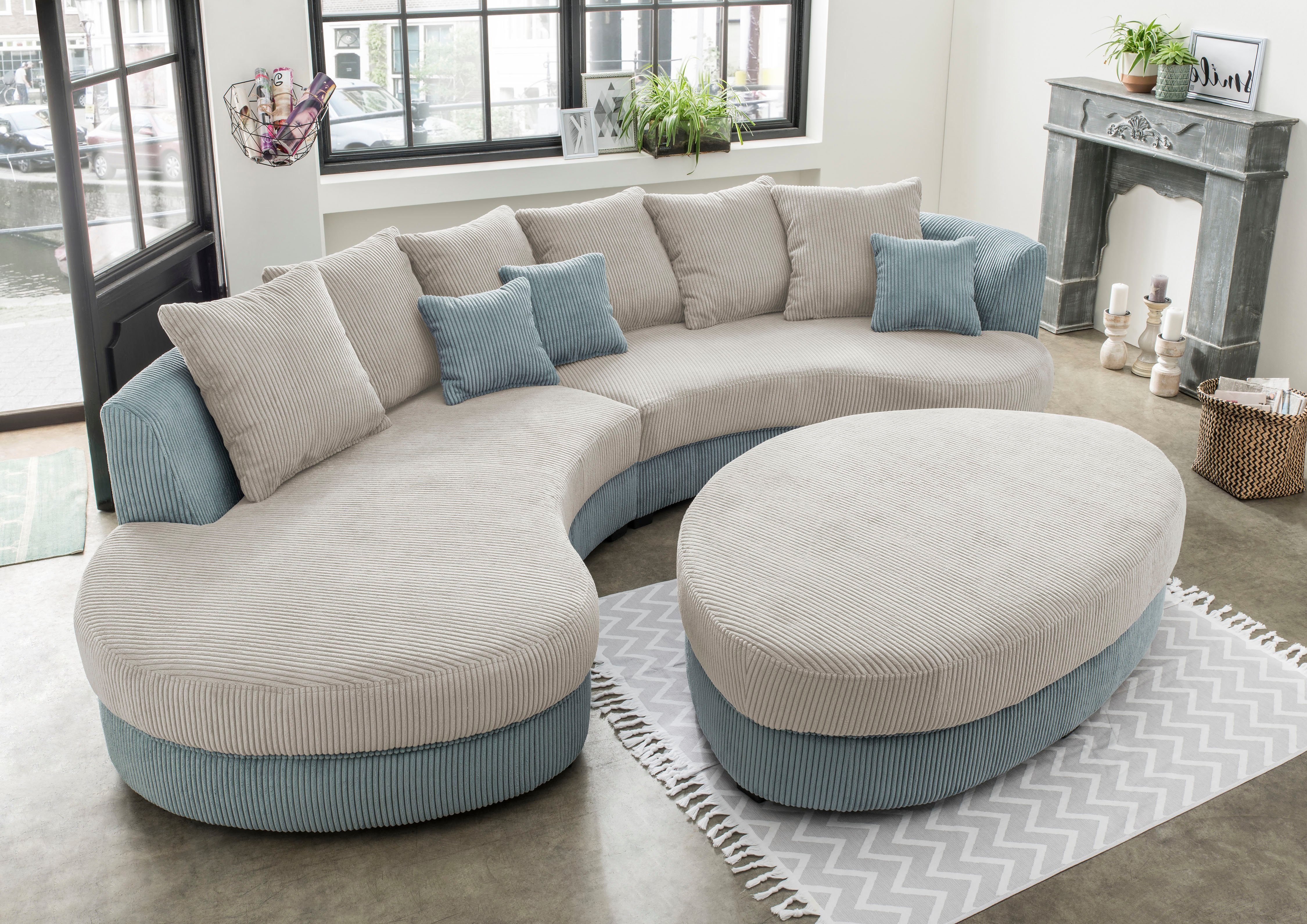 INOSIGN Ecksofa "Limoncello organische Formensprache, OTTOs Choice, L-Form" günstig online kaufen
