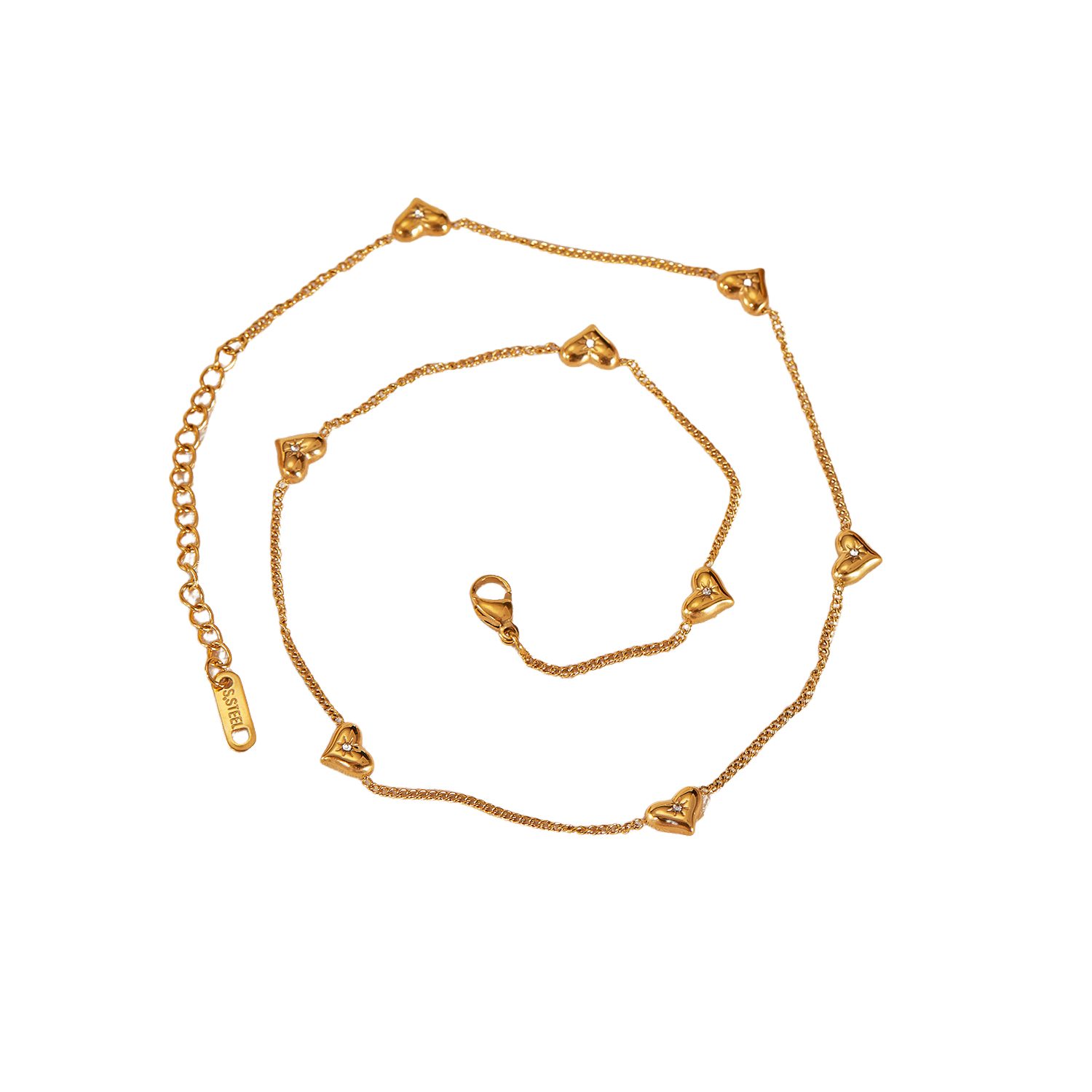 RAIKOU Edelstahlkette LOVE DIAMOND Edelstahl Halskette günstig online kaufen