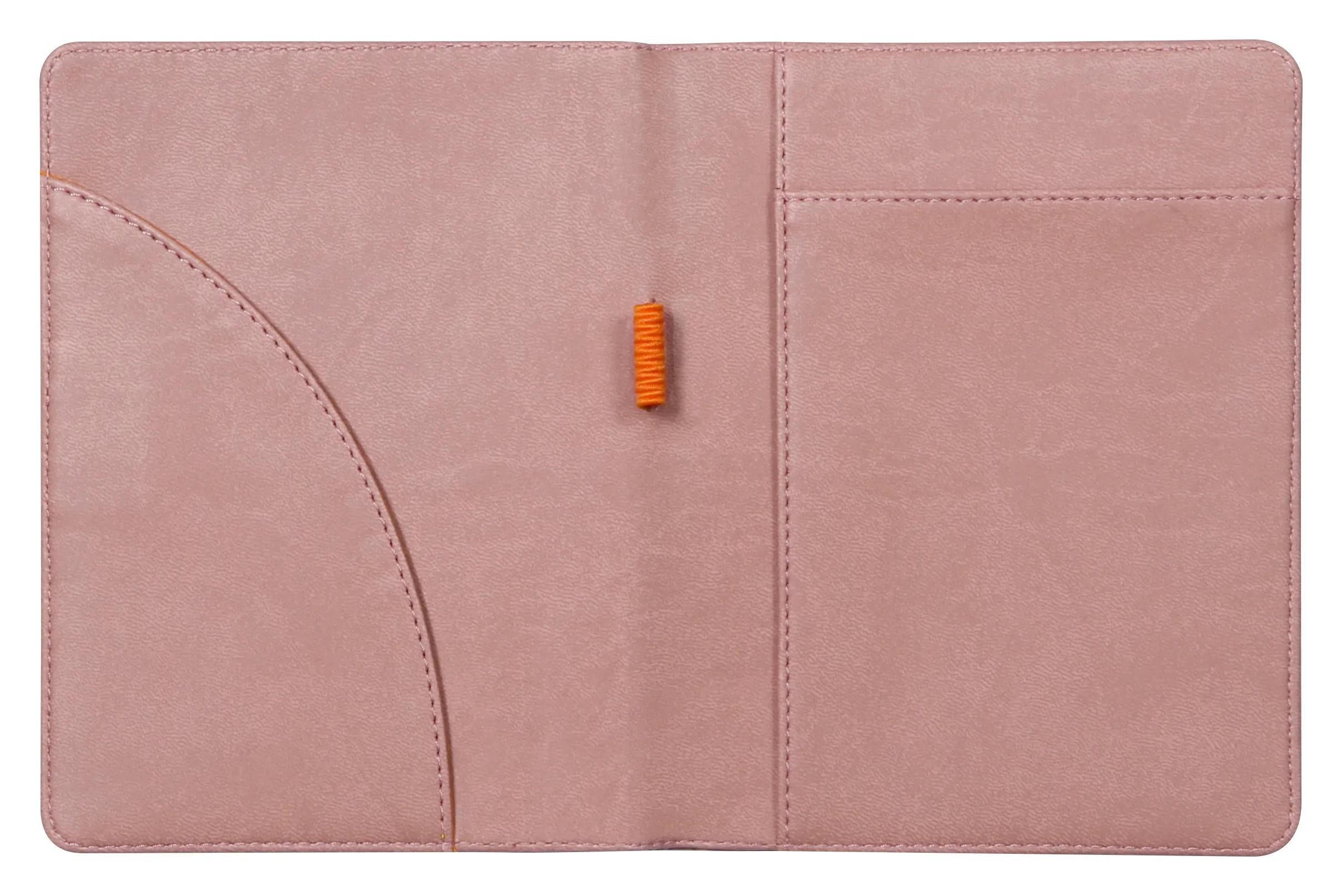 EXACOMPTA Organisationsmappe Mappe für Block oder Notizheft A6, N°13 13x17 cm Rosenholz 213009C, Rhodia, Blöcke, Hefte und Notizbücher