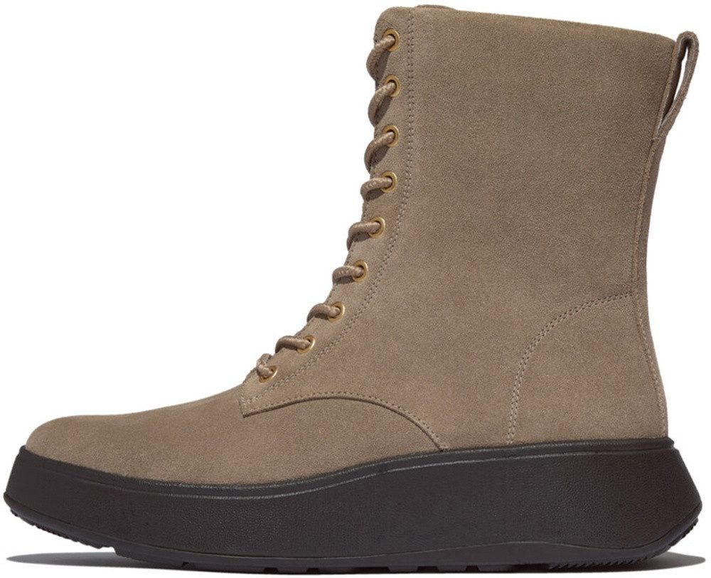 Fitflop F-Mode Suede Lace-UP Flatform Ankle Boots Stiefel