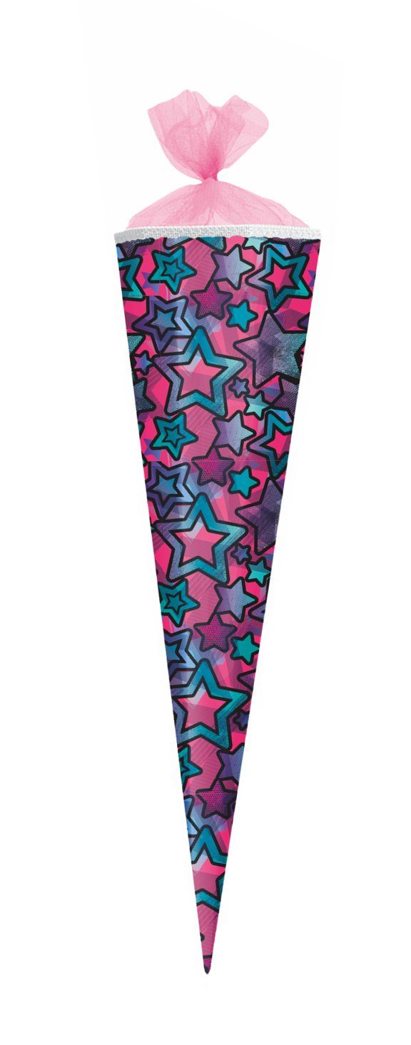 Herlitz Schultüte Herlitz Schultüte / Zuckertüte / 85cm / eckig / "Sterne"