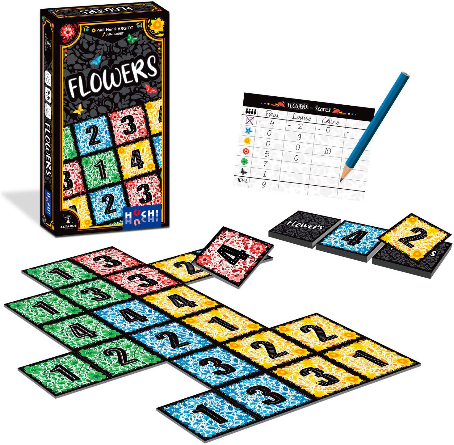 HUCH! Spiel Flowers, Familienspiel