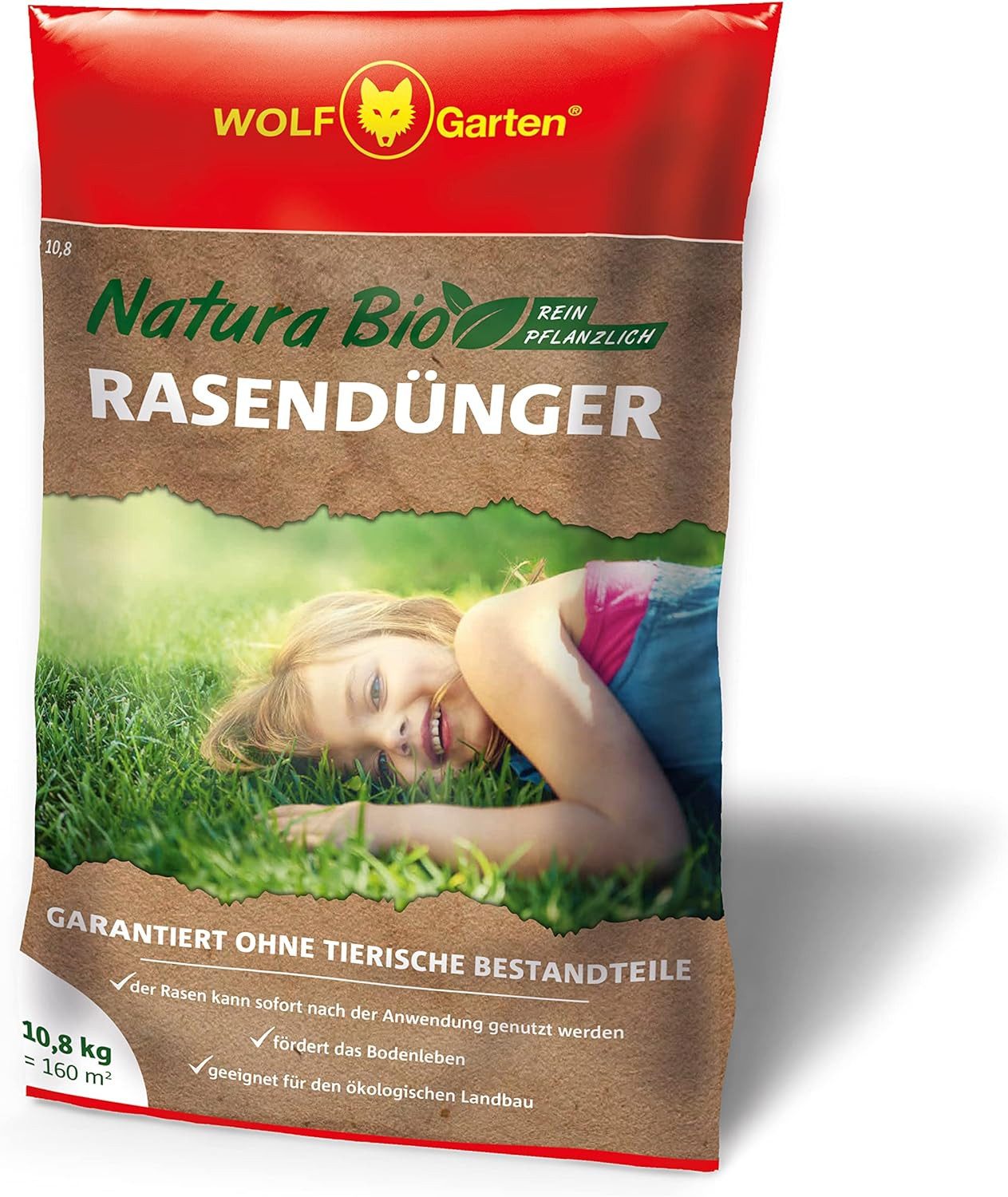 Rasendünger Natura Bio Rasendünger für 160 m² NR 10,8