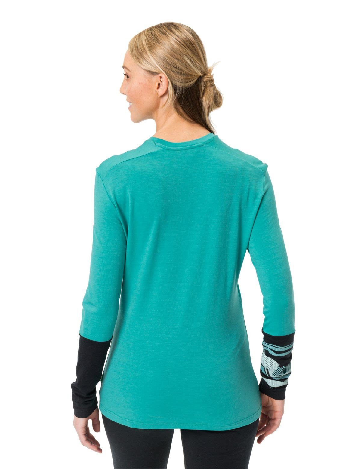 VAUDE Langarmshirt Vaude Womens Aqua Wool T-shirt Long-sleeve Monviso Bright