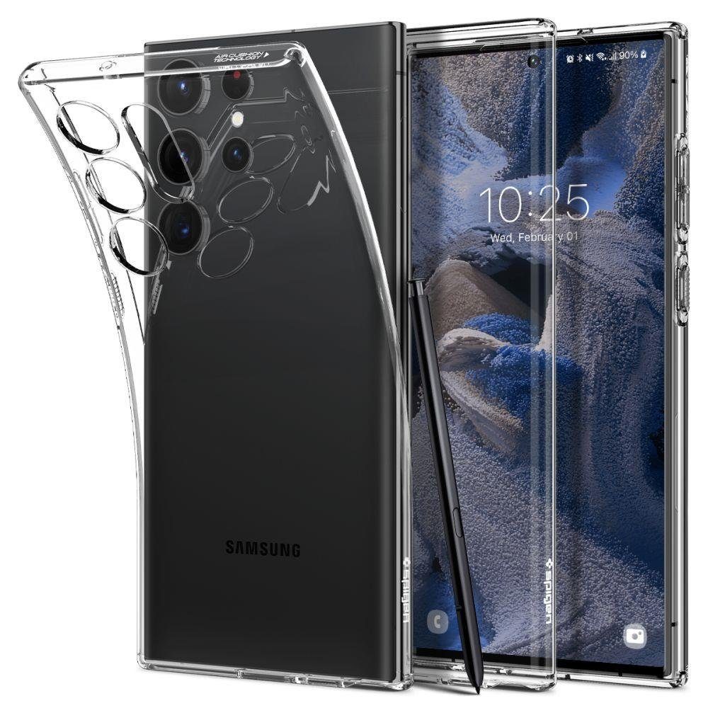 Für Samsung Galaxy S24 Ultra MagSafe Acryl TPU Silikon Hülle Schwarz