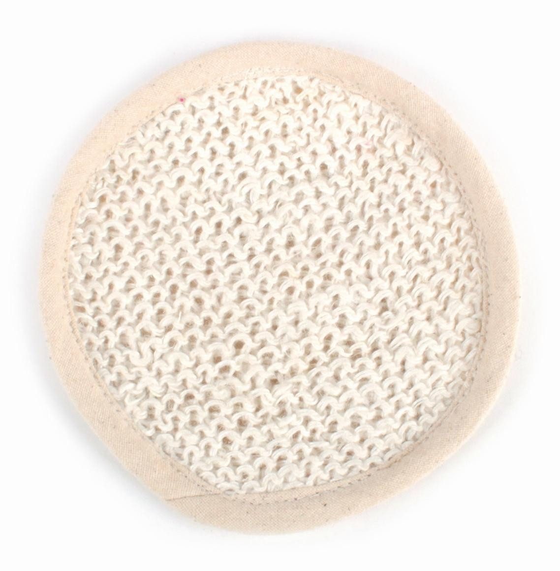 El Puente Massagebürste Körper- und Gesichtspeeling-Pad, Handmade, Bio, Handmade