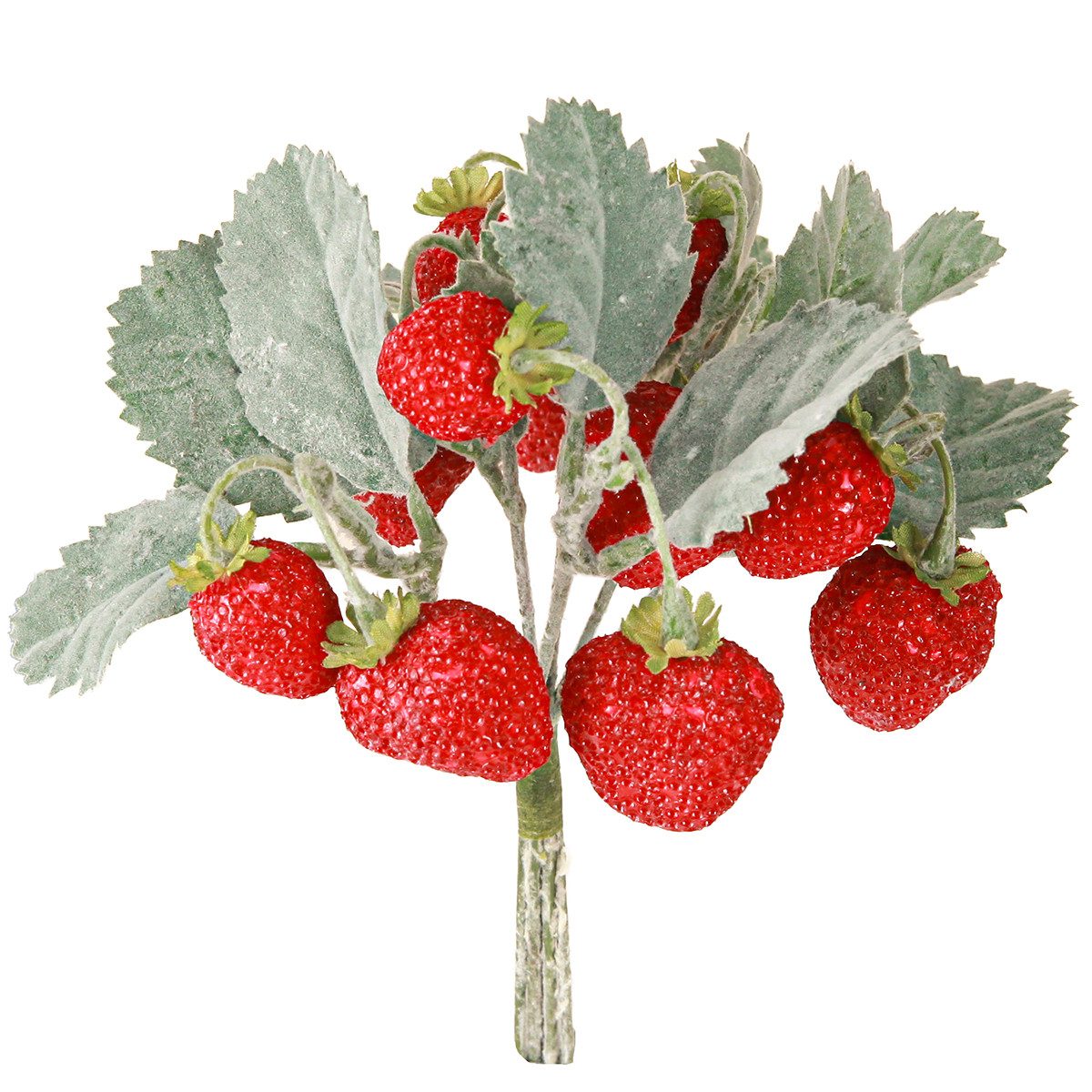 Kunstpflanze Künstliche Erdbeeren 6er Set Deko-Dauerhit günstig online kaufen