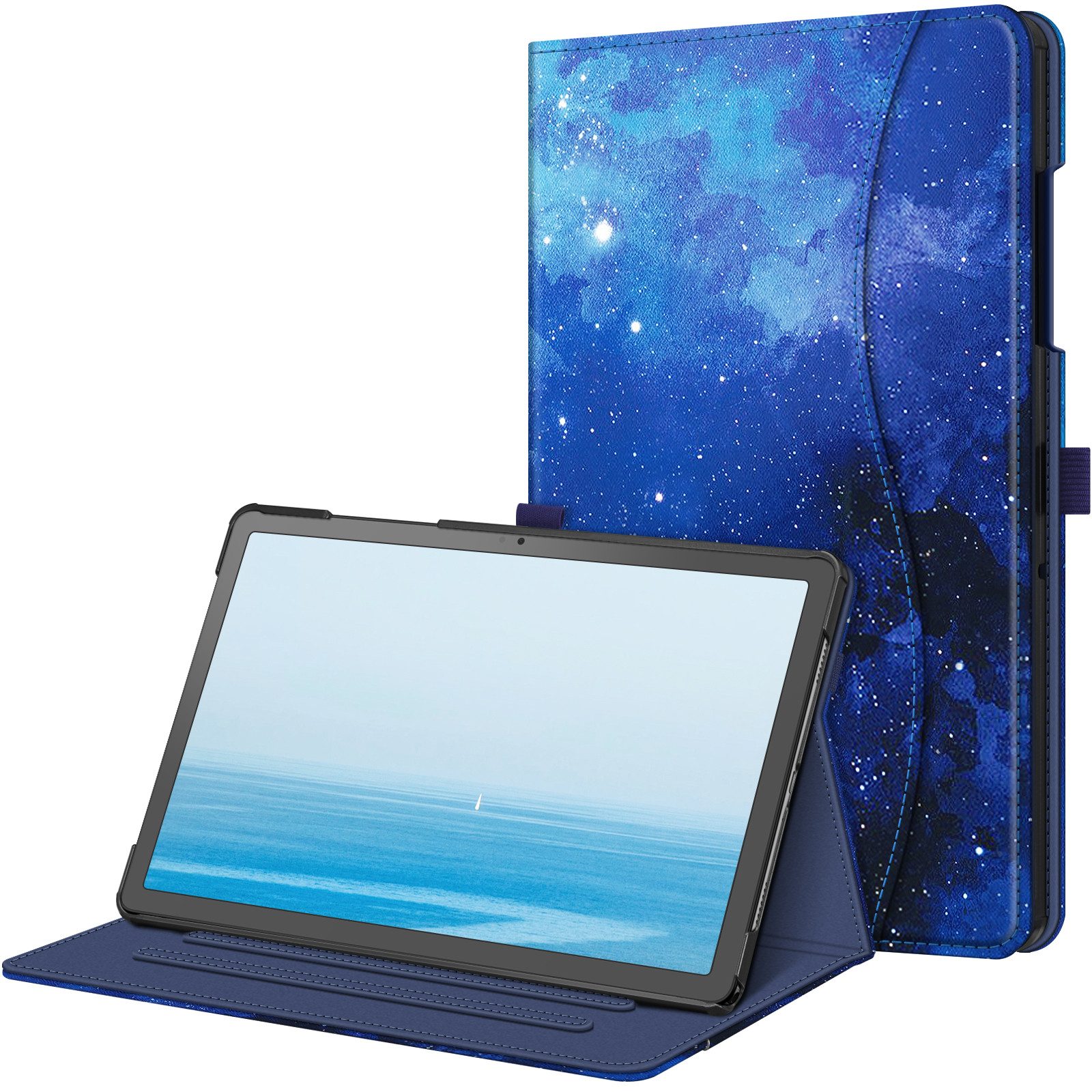 Fintie Tablet-Hülle für Samsung Galaxy Tab A11+ Plus 11" 2025 / Tab A9+ Plus 11 Zoll 2023 11 Zoll, Multi-Winkel Folio Schutzhülle Dokumentenfach