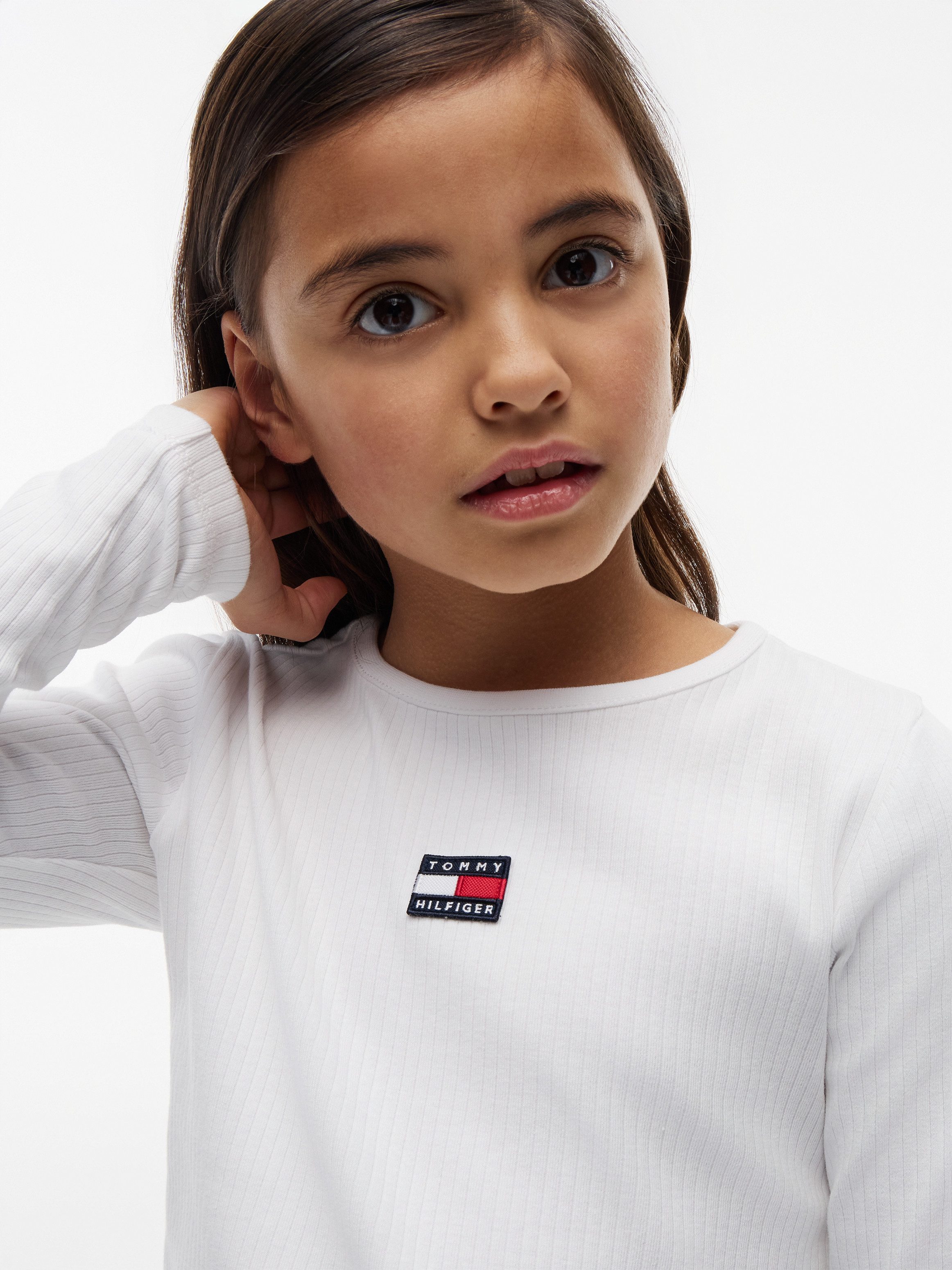 Tommy Hilfiger Langarmshirt Kinder bis 16 Jahre, mit Rundhalsausschnitt – Bild 3 von 5