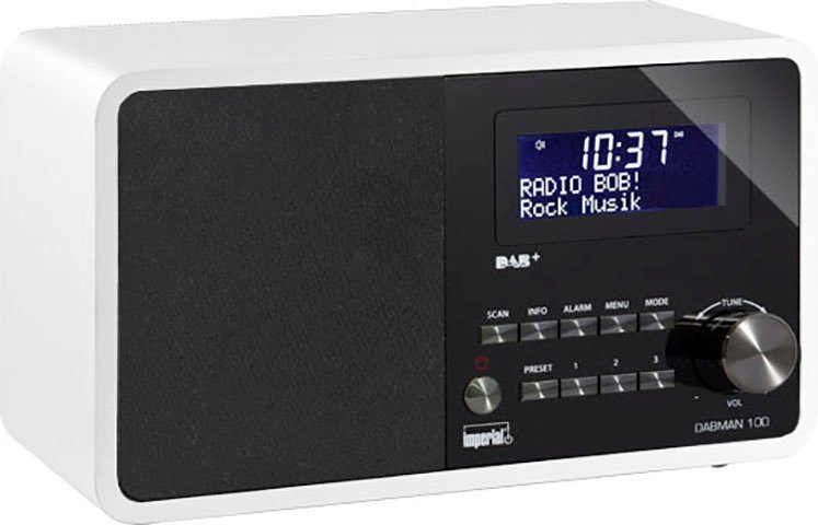 UKW W) by (Digitalradio 7 (DAB), DABMAN RDS, FM-Tuner, weiß (DAB) 100 mit IMPERIAL TELESTAR Digitalradio