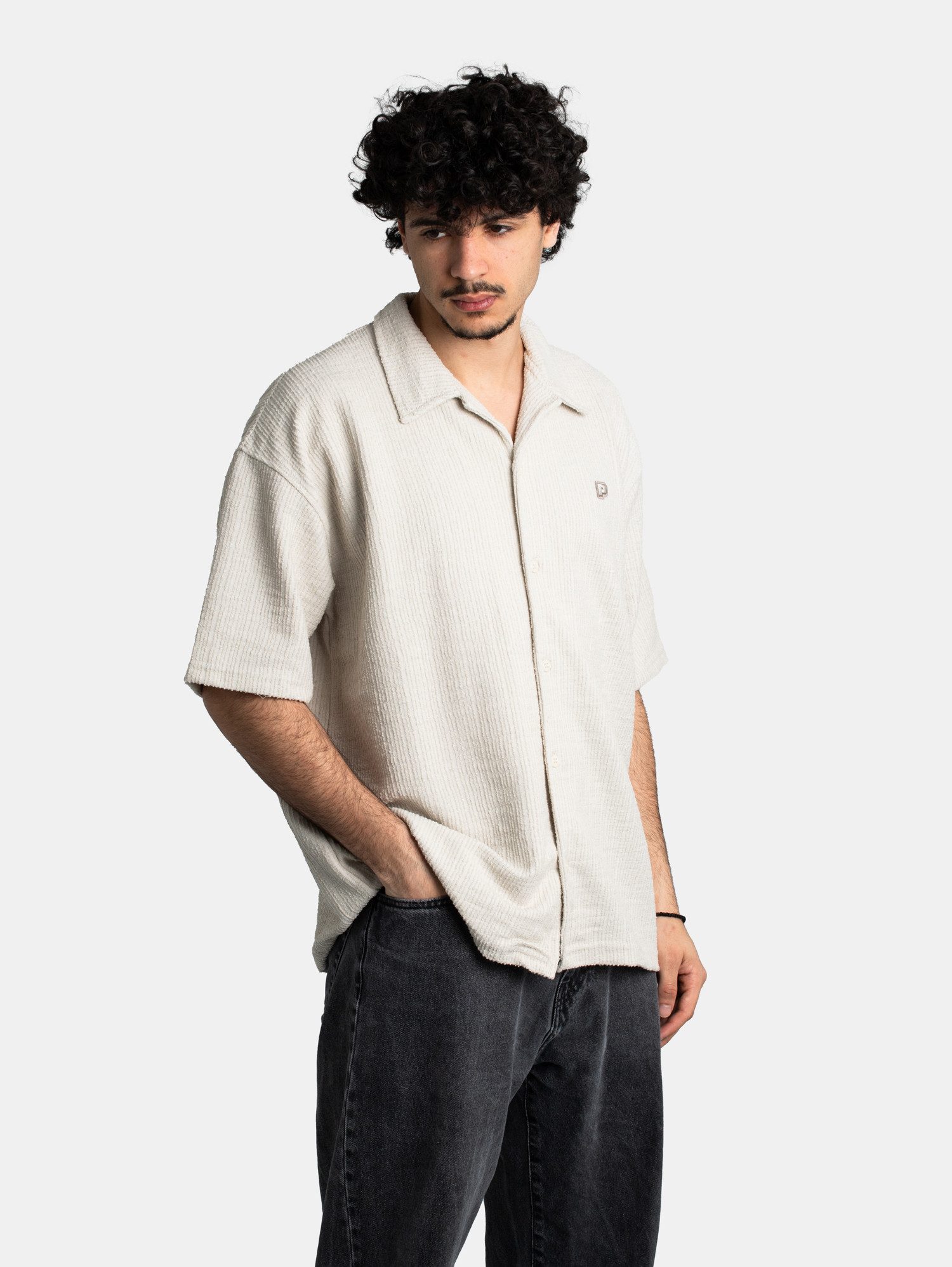 Pegador Kurzarmhemd Pegador Libco Structure Knit günstig online kaufen