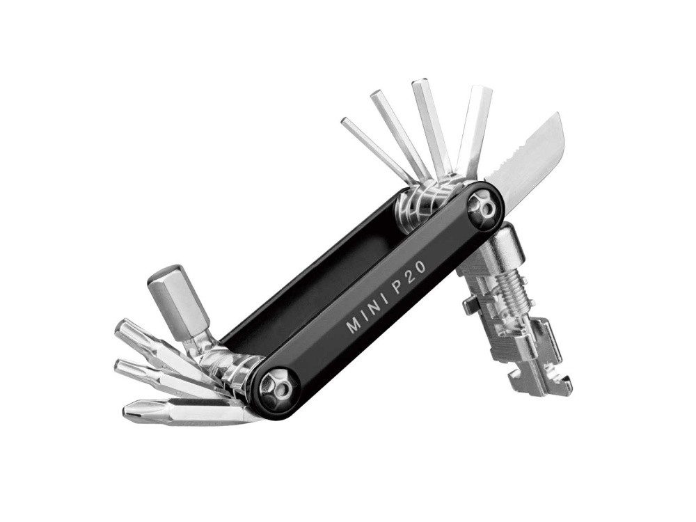 Multitool Mini P20, 20 Funktionen, Fahrrad Reparatur Werkzeug