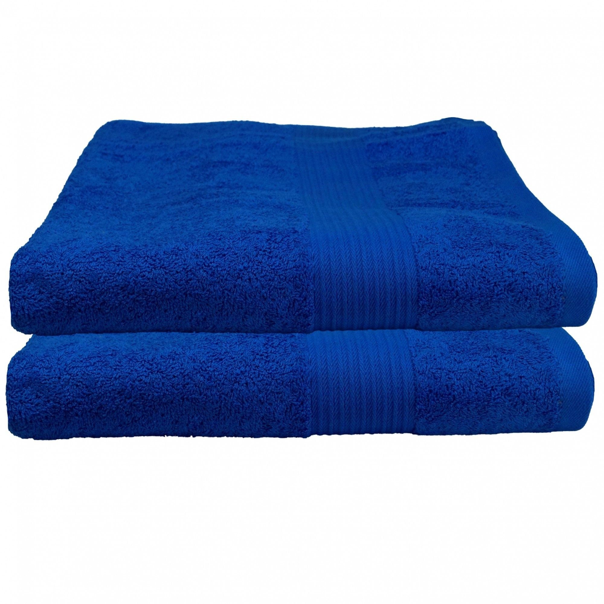 Baumwolle cm, Julsen 2-Badetuch-Royalblau-Badetuch (2-St) Julie x Badetuch 150 100