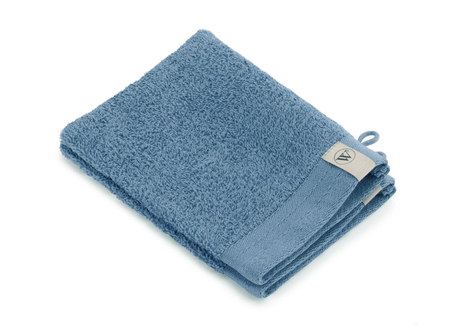 Walra Handtuch Waschhandschuh Soft Cotton Benzin - 2x 16x21 cm, Baumwolle (1-St) | Alle Handtücher