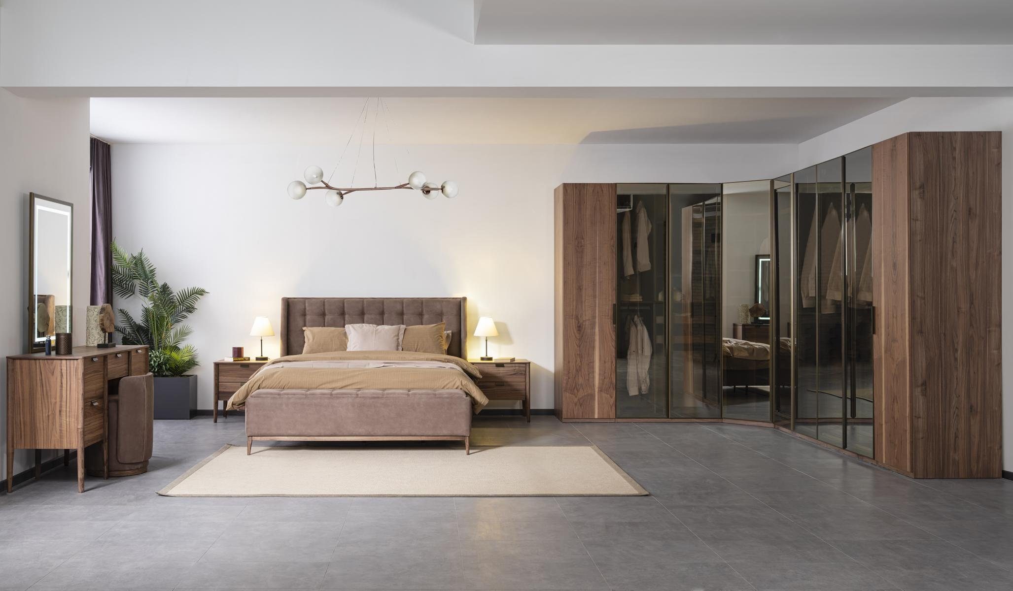 Doppelbett Bett Schlafzimmer Design Luxus Betten Neu Möbel Bett, JVmoebel Polster