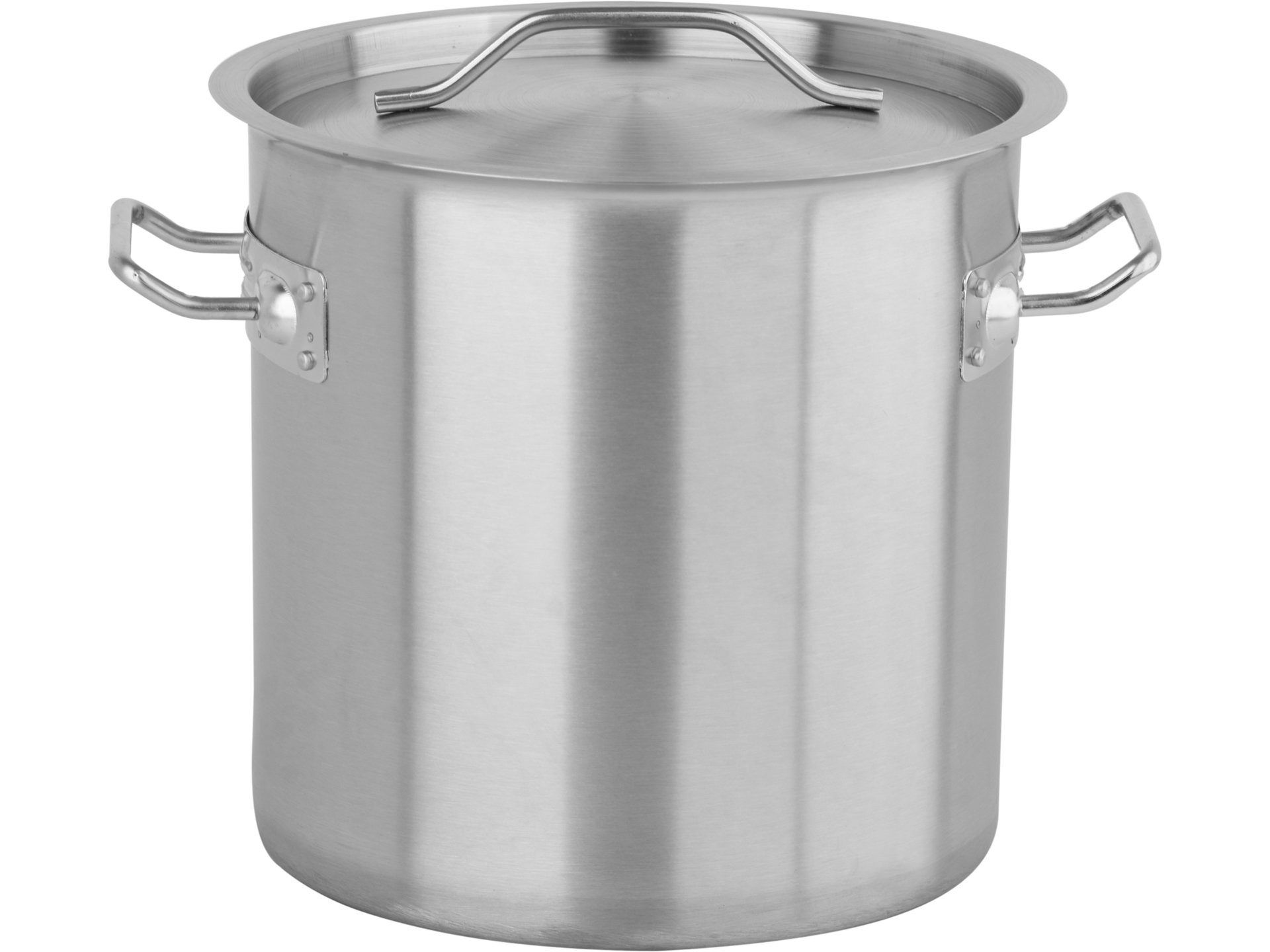 TRIZERATOP Kochtopf Hoher Kochtopf mit Deckel 25x25 cm, 12 l, Edelstahl 201, (Hoher Kochtopf mit Deckel 25x25 cm, 12 l, Edelstahl 201, Hoher Kochtopf mit Deckel 25x25 cm, 12 l, Edelstahl 201), satiniert