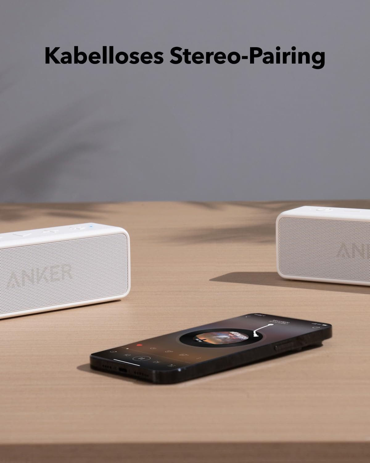 Anker SoundCore 2 Tragbarer wasserdichter Portable Lautsprecher (Bluetooth, 12 W, Bluetooth, Musik, Android, Apple, Smartphone, Iphone)