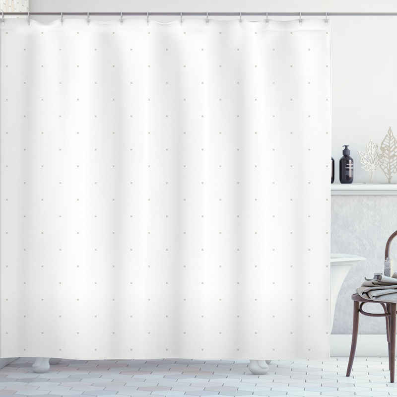 Abakuhaus Duschvorhang Moderner Digitaldruck mit 12 Haken auf Stoff Wasser Resistent Breite 175 cm, Höhe 180 cm, Minimalistisch Muster von Platziert Platz