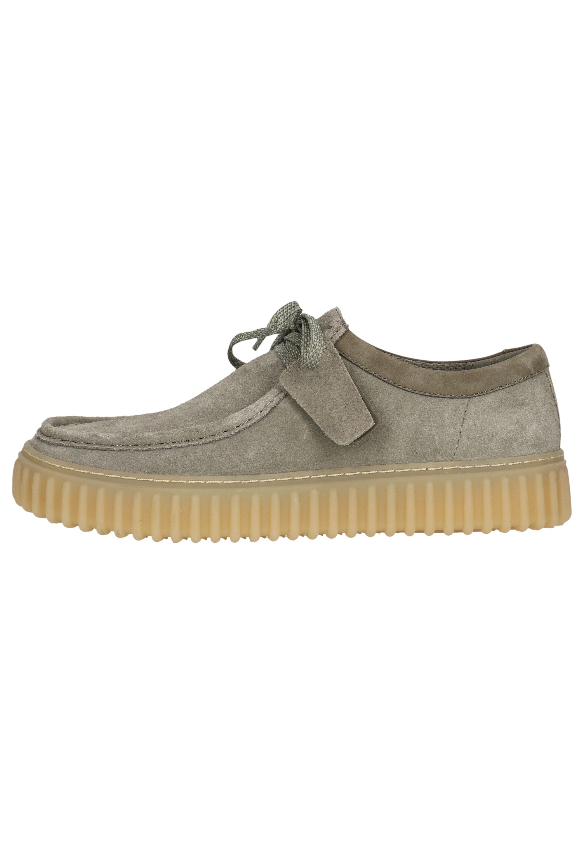 Clarks Torhill Low Schnürschuh mit großer, gerippter Außensohle