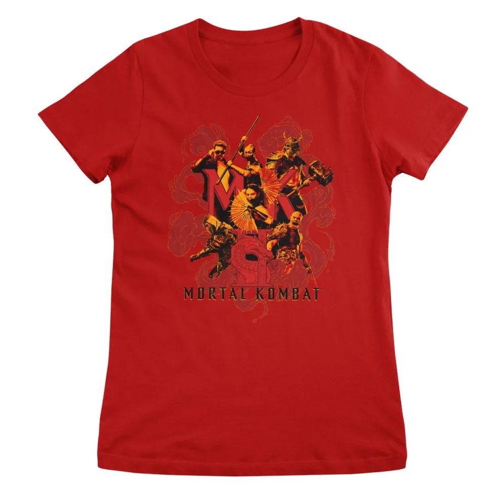 Mortal Kombat T-Shirt II Fighters Girly Tee