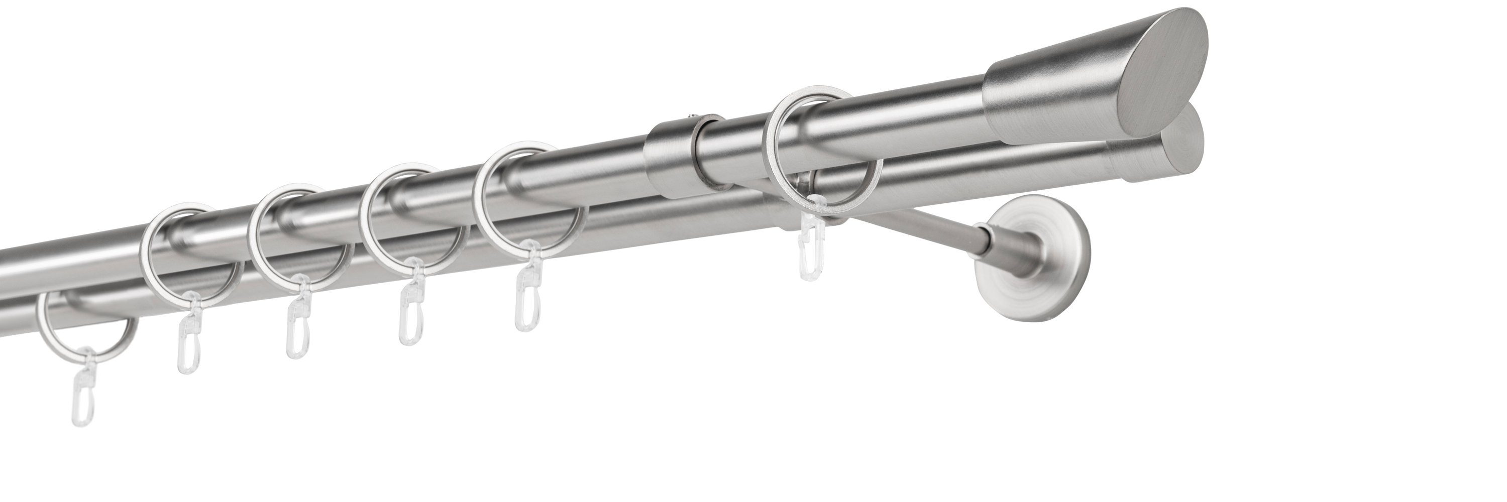 ondeco Gardinenstange Rundrohr Wandabstand 20cm Rag, günstig online kaufen