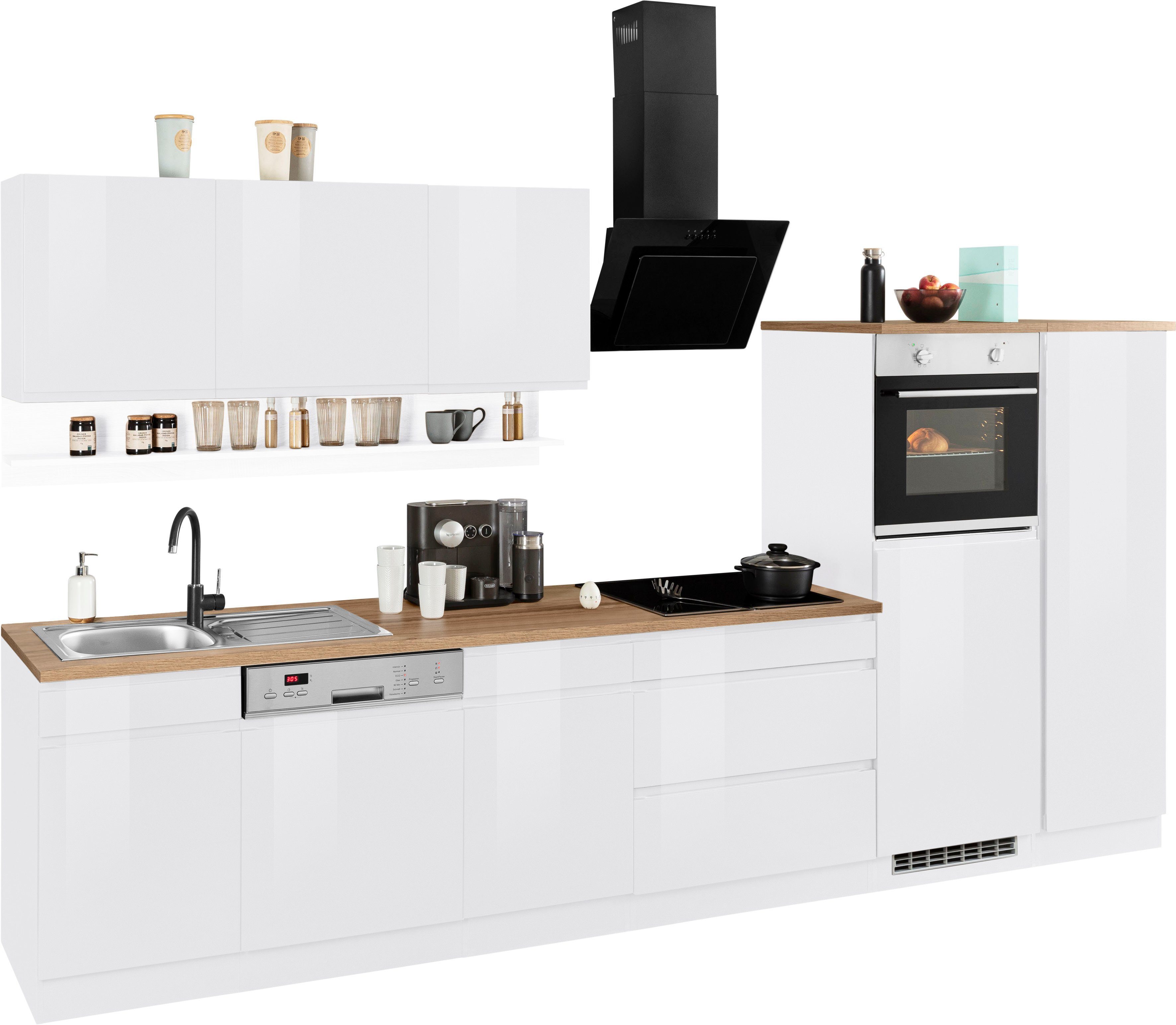 KOCHSTATION Küchenzeile KS-Virginia, Breite 350 cm, günstig online kaufen