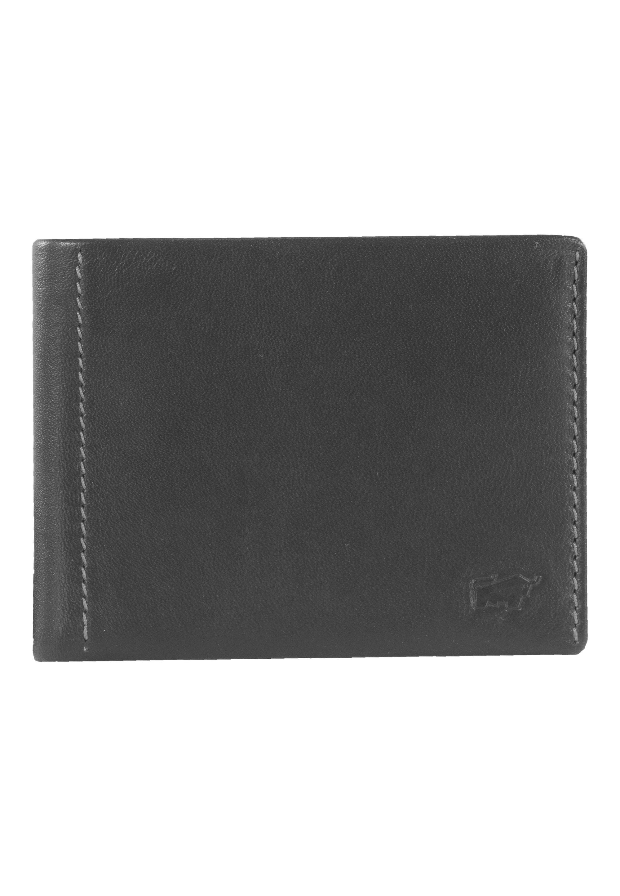 Braun Büffel Brieftasche HENRY, mit Netzfach schwarz