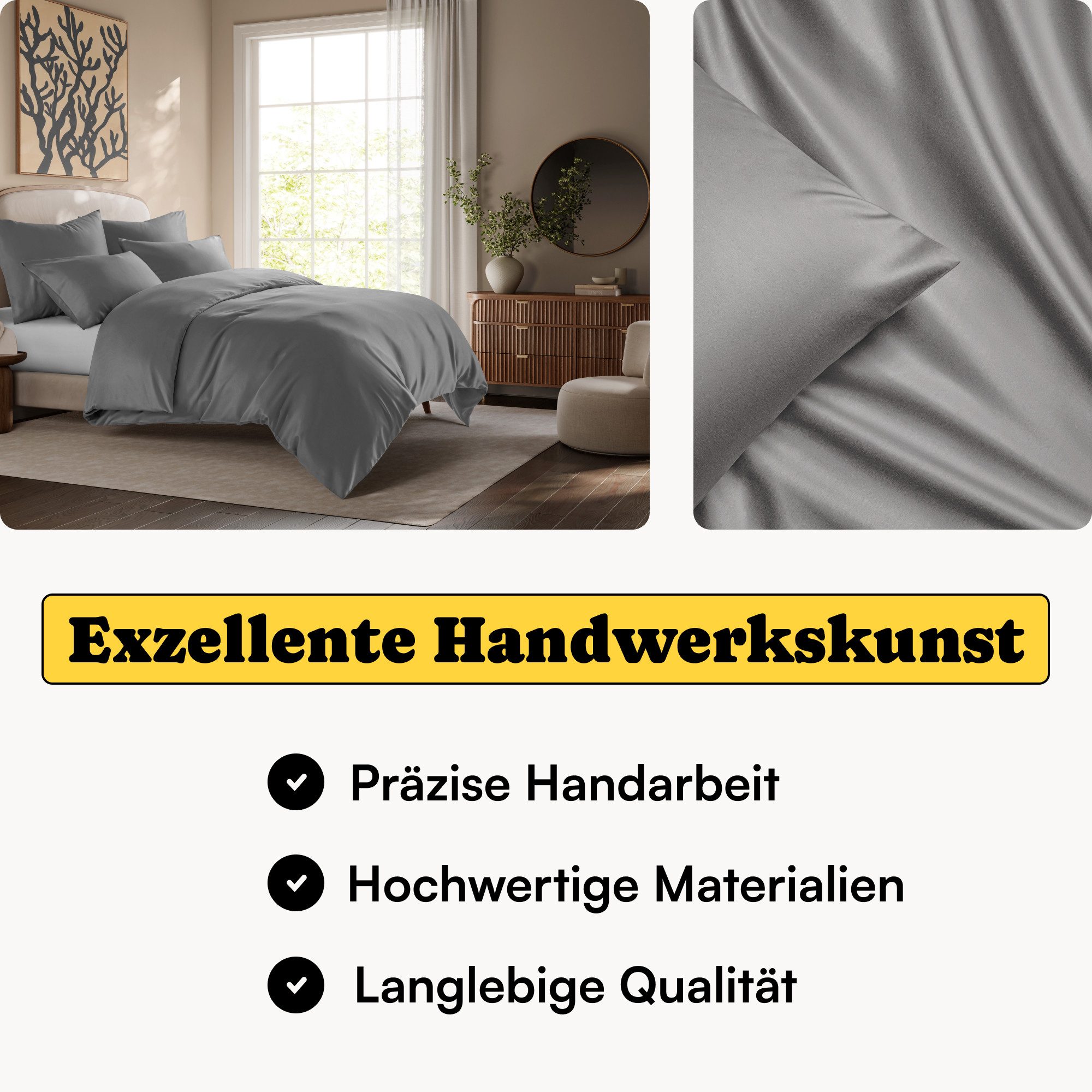 Seralino Spannbettlaken 100% Lyocell (Tencel), weiches, atmungsaktives Span günstig online kaufen