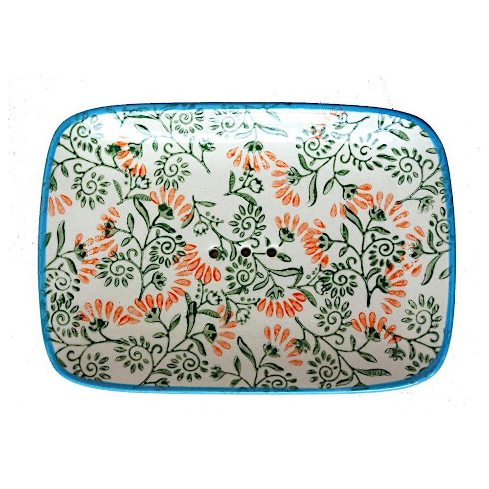 Village Cosmetics Seifenhalter Seifenschale - Keramik Fleur günstig online kaufen