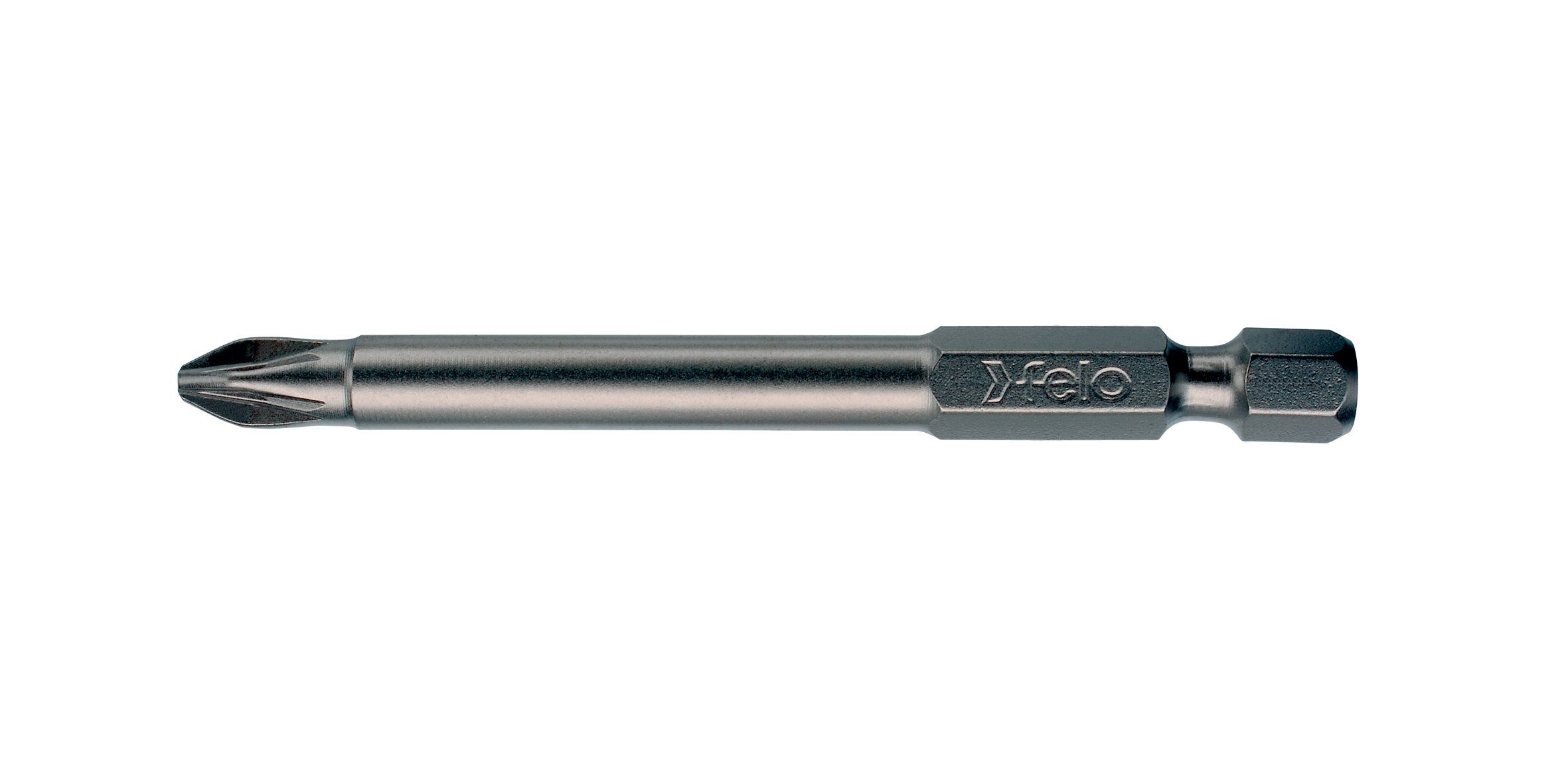 Felo Kreuzschlitz-Bit Felo Bit, Industrie E 6,3 x 73mm PZ 2 (5 Stück)