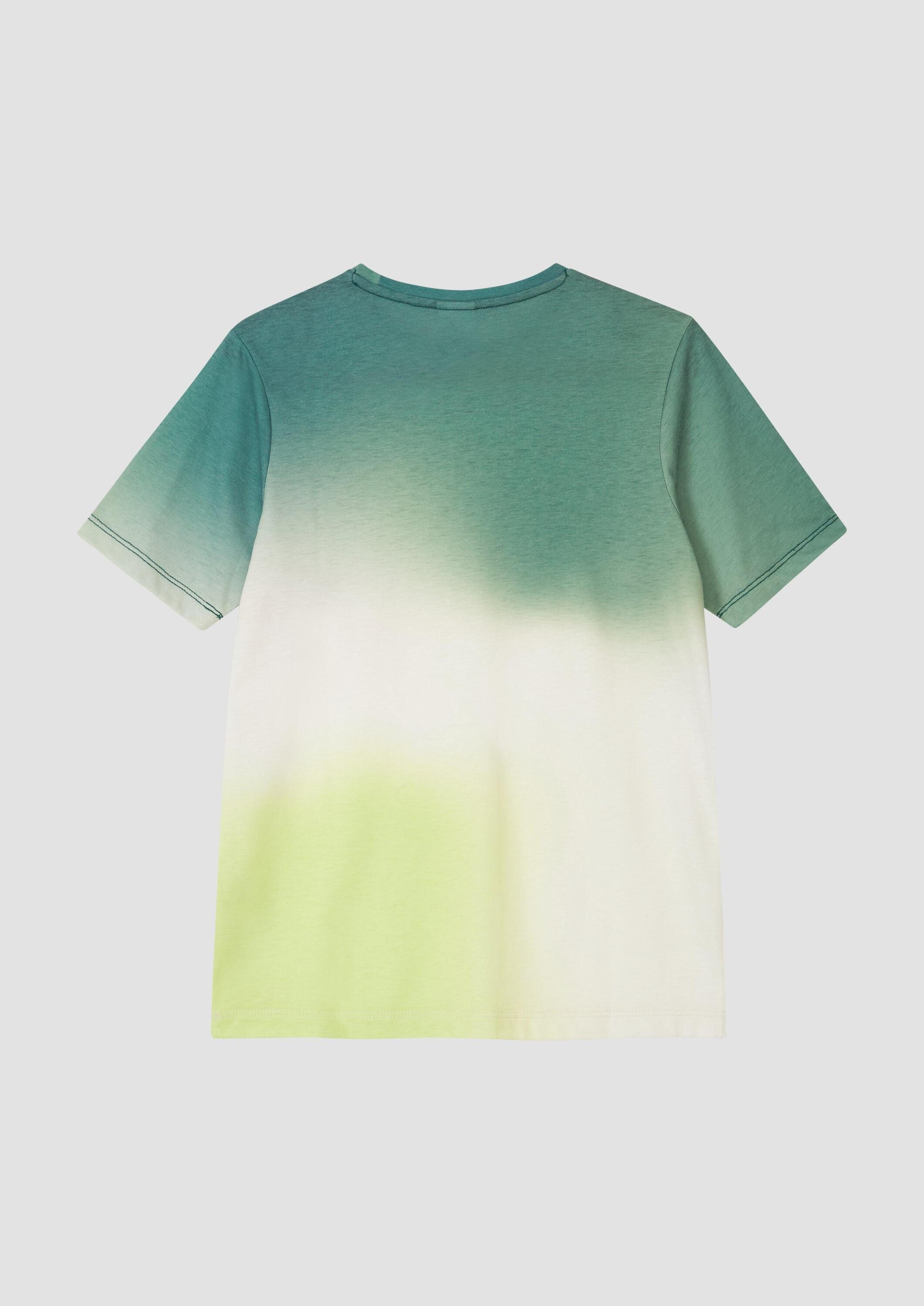 s.Oliver Kurzarmshirt T-Shirt T-Shirt mit Farbverlauf