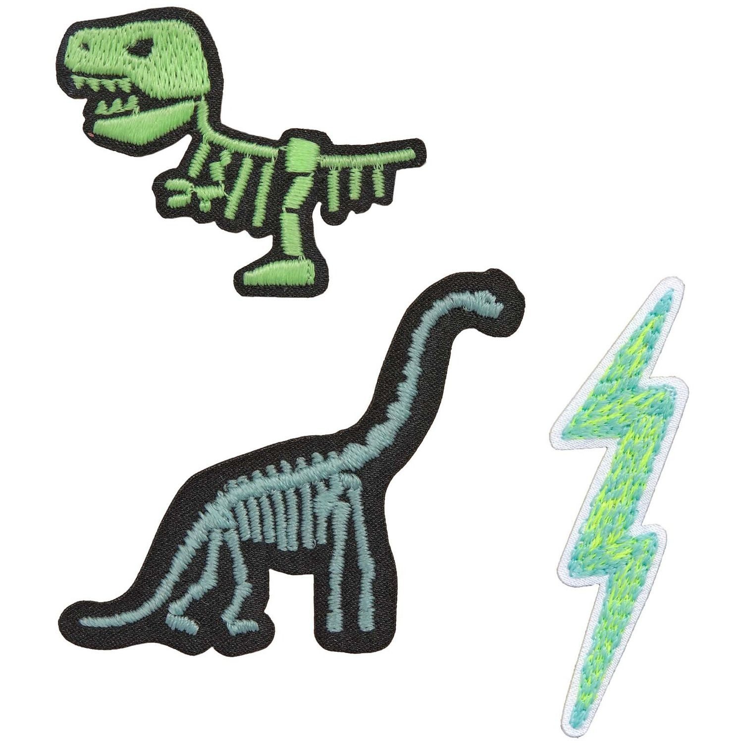 LÄSSIG Наклейка Textile Woven Sticker Stick on Dino