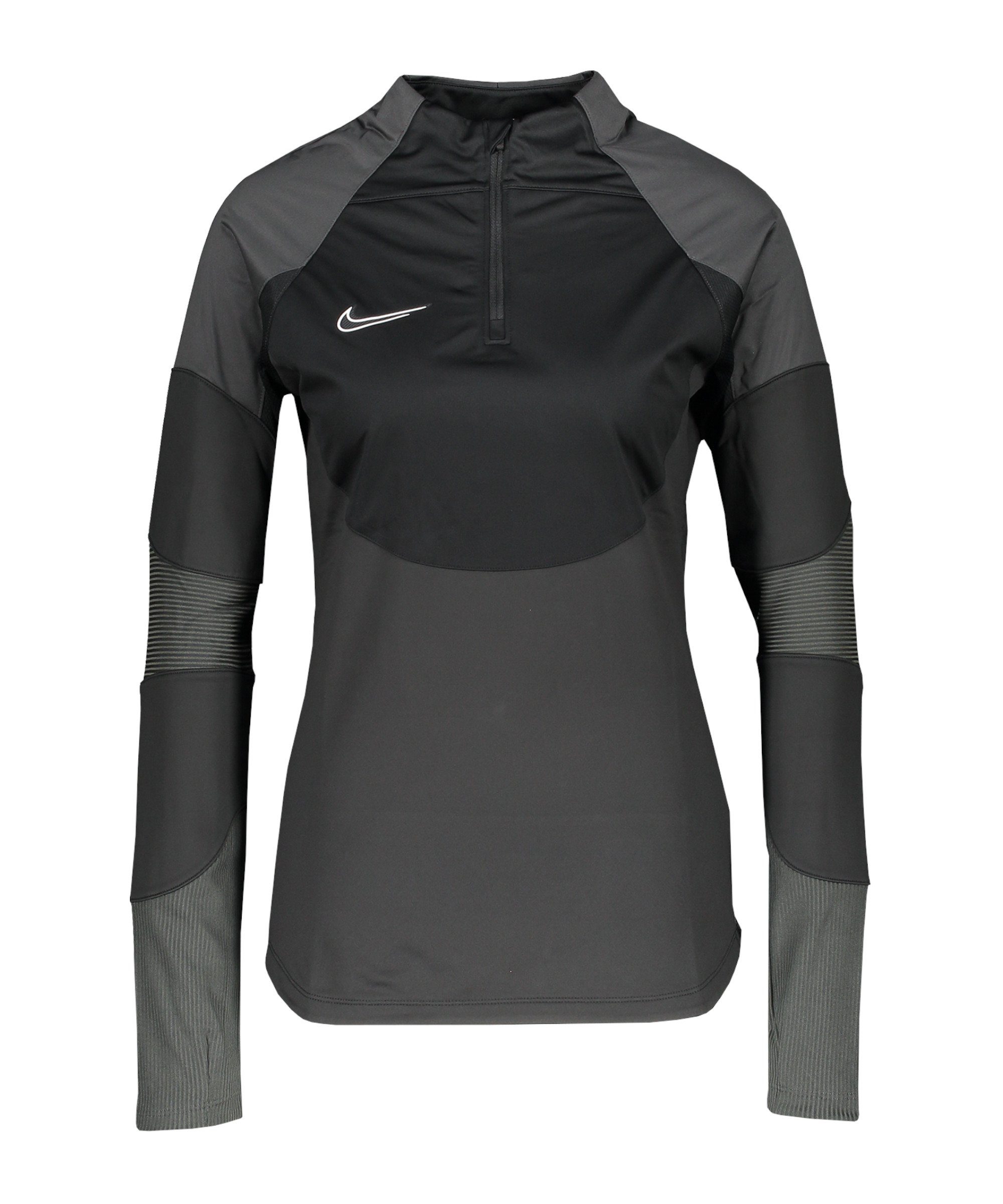 Nike Sweatshirt Strike Winter Warrior Drill Top Damen schwarzgrauweiss