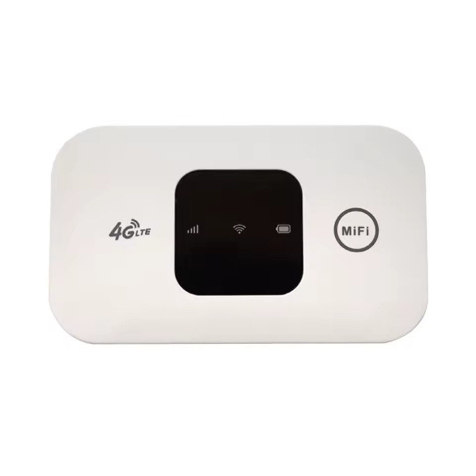 Athlix Reise-WLAN-Hotspot mit SIM-Steckplatz 4G Mobil 300Mbps WLAN-Router, LED-Display Stabile Verbindung Unterstützt 10 Geräte Outdoor