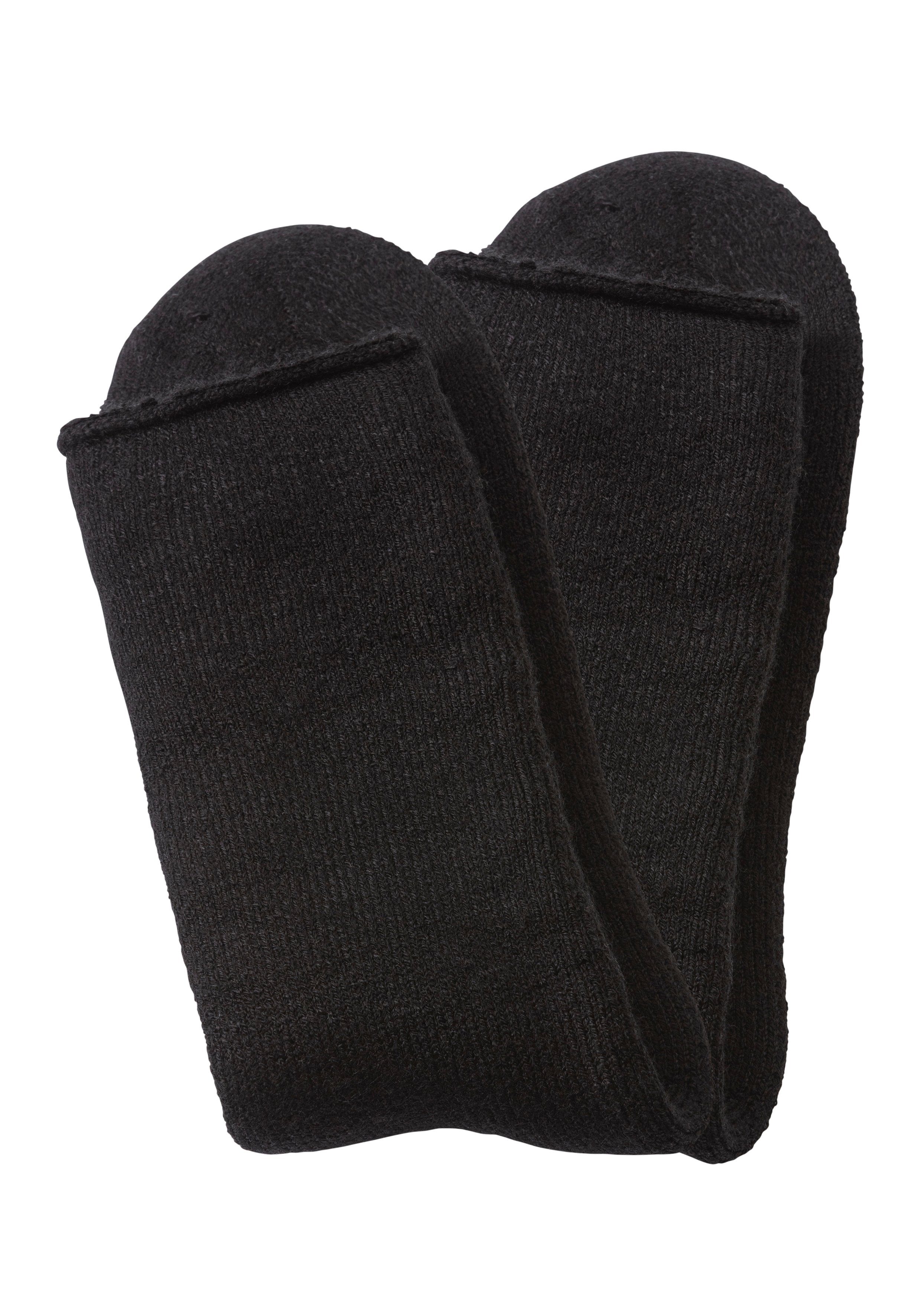 2-Paar) (Packung, Lavana Flauschige Thermosocken Innenseite