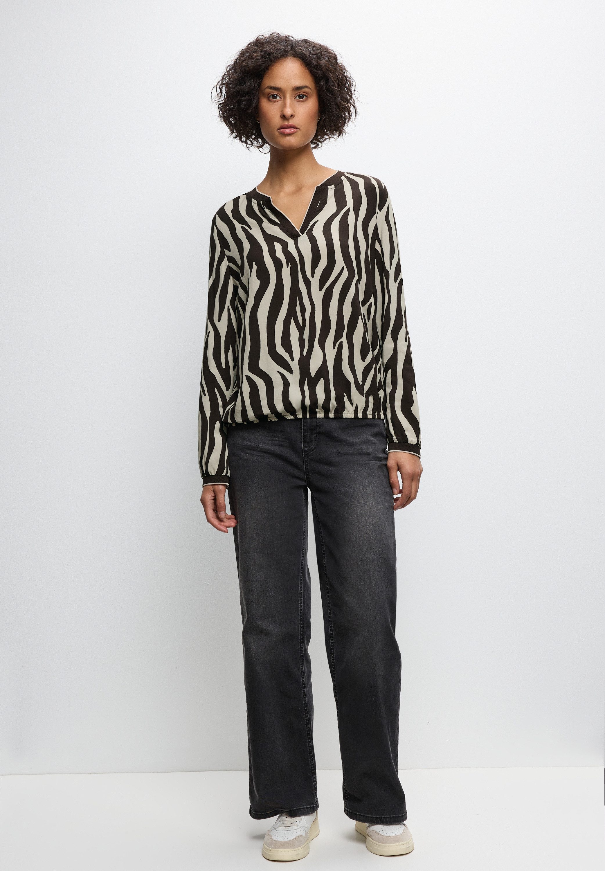 STREET ONE Tunika mit Zebra-Print