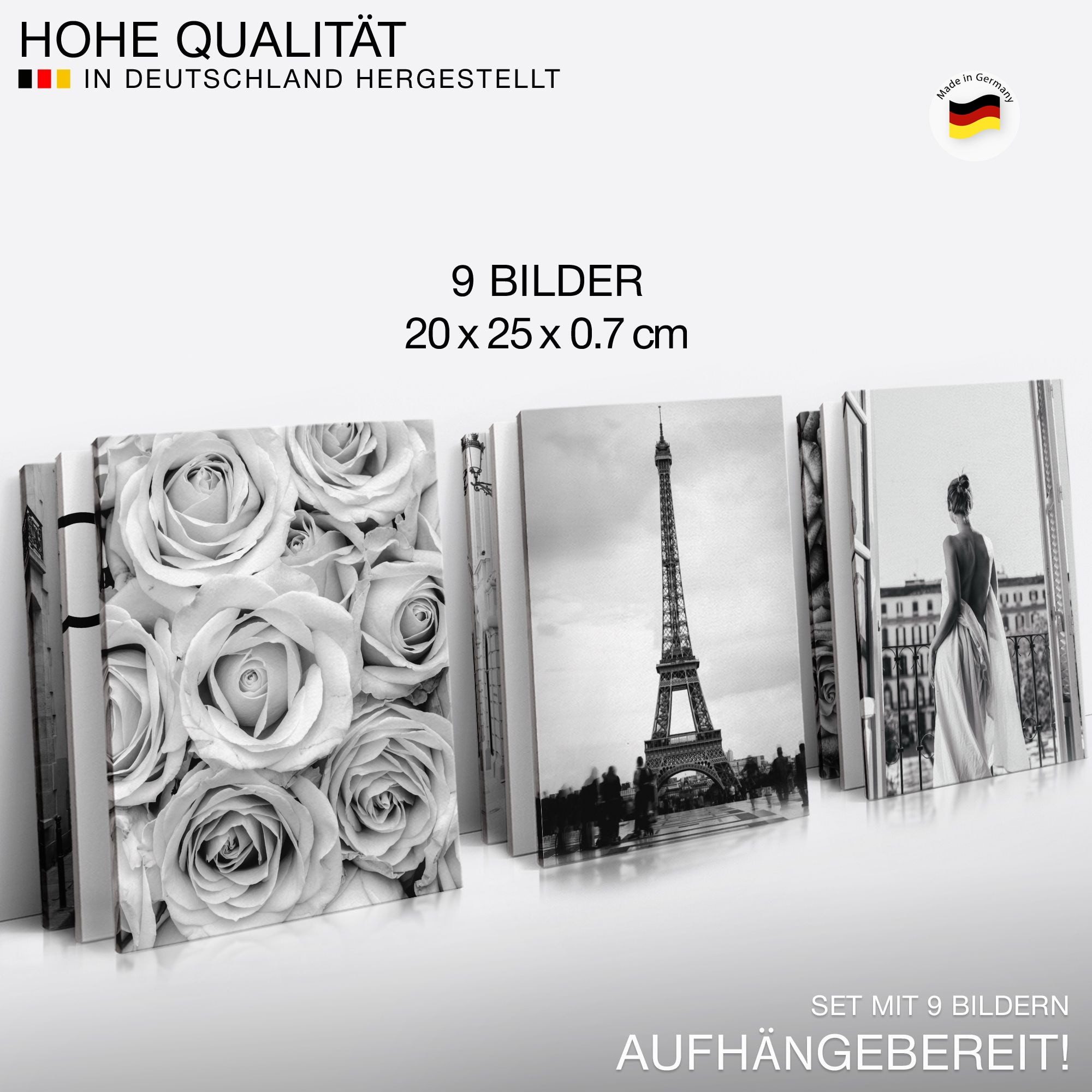 Novart Wandbild Coco AUFHÄNGFERTIG Fashion Mädchen Teenager 9 Moderne Bilder N025191a, 20 x 25 cm - 9 Bilder – Bild 3 von 5