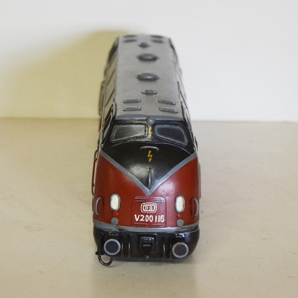 JS GartenDeko Diesellokomotive Modelllokomotive Diesellok V 200 166 Lokomotive Länge 37 cm aus Blech