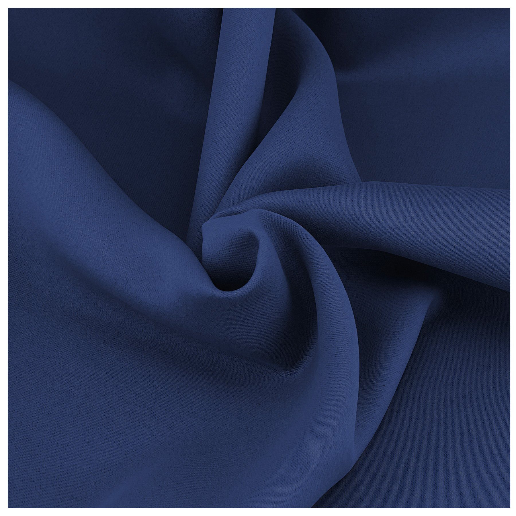 heimtexland Verdunkelungsvorhang Thermo Verdunkelungsgardinen Ösenschal Vorhänge (2 St), Ösen, verdunkelnd, Verdunkelungsstoff, blickdicht, Sonnenschutz, Verdunklung, Kälteisolierung, Schalldämmung