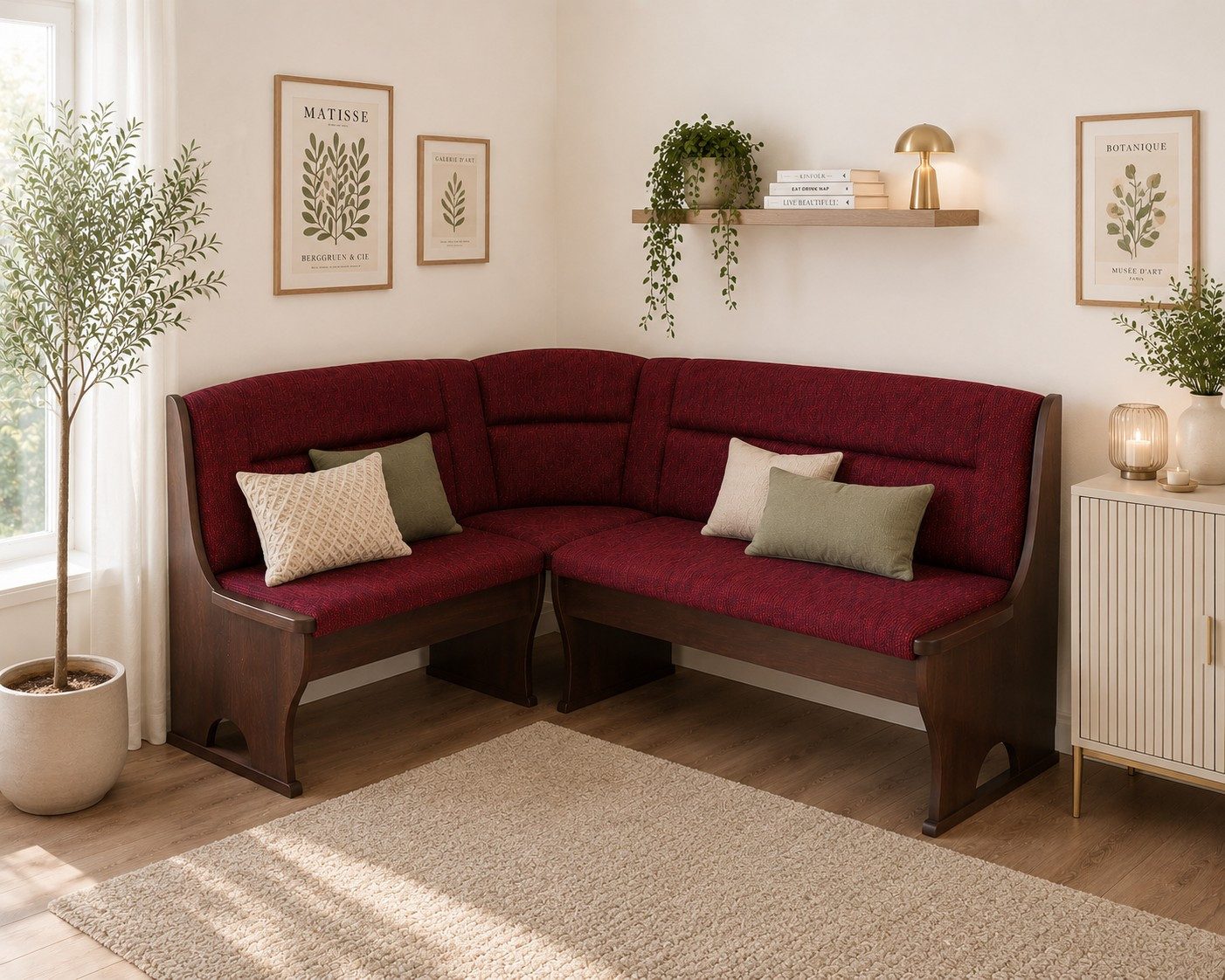 moebel-direkt-online Eckbank Eckbank mit Stauraum. Schenkelmaße 125x165 cm